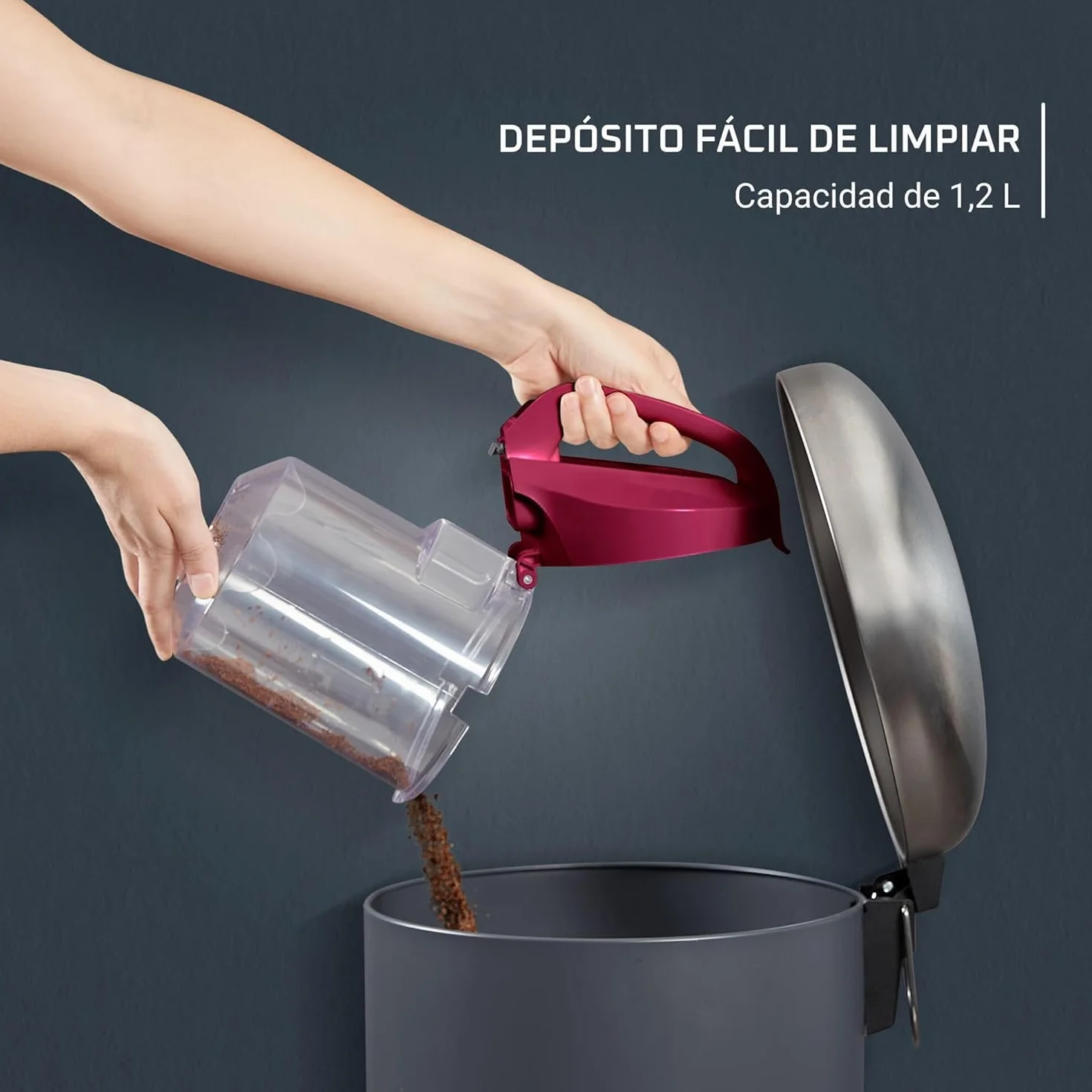 Rowenta Aspiradora Swift Power Cyclonic RO2933 - Aspirador sin bolsa de 750 W para parquet, tecnología ciclónica, cabezal alto rendimiento, motor Effitech, burdeos