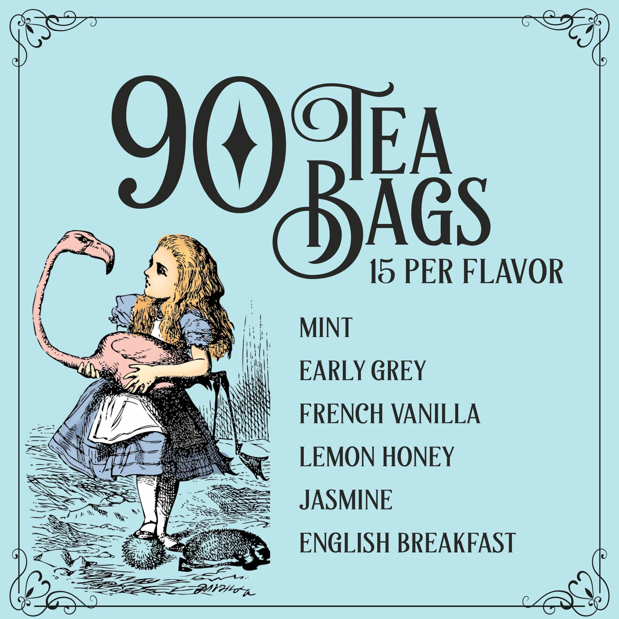 Aventuras de Alicia en el País de las Maravillas set regalo Wonder of Tea 6 sabores 90 bolsitas