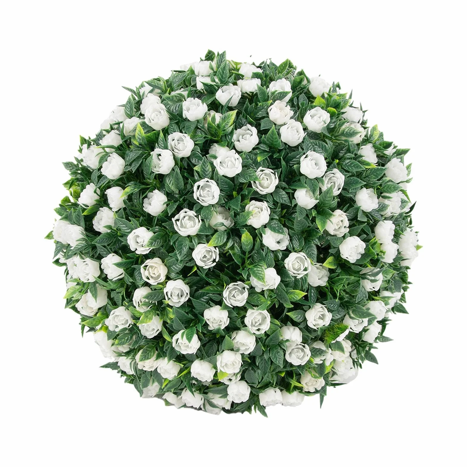 Bola Verde para balcón, 20 cm, Plantas Artificiales Decorativas para Exterior, Bola de Flores de PE, fácil Instalar y cuidar, topiarios Artificiales, decoración Techo, árbol, Estilo C