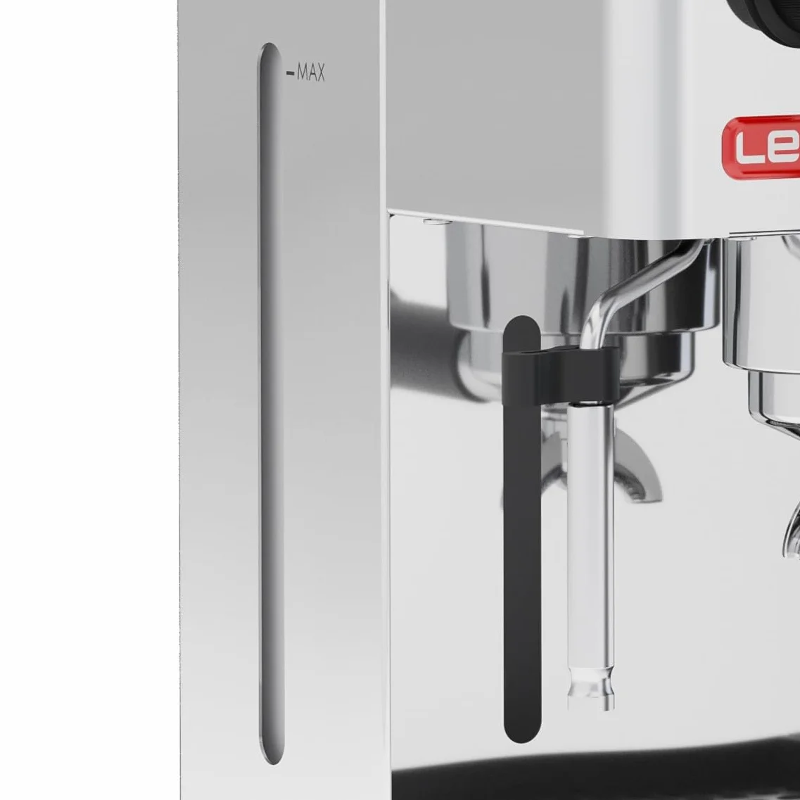 Lelit Anita Máquina de Café - Con Molinillo de Café Integrado & Espumador de Leche - PL042EM - Acero Inoxidable Pulido - Plata