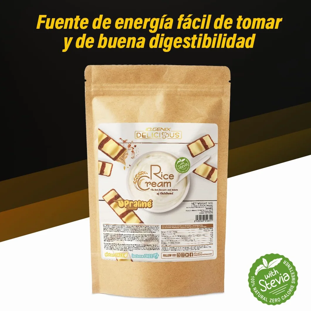 Crema de Arroz iO.GENIX 1 kg Harina de Arroz Precocida