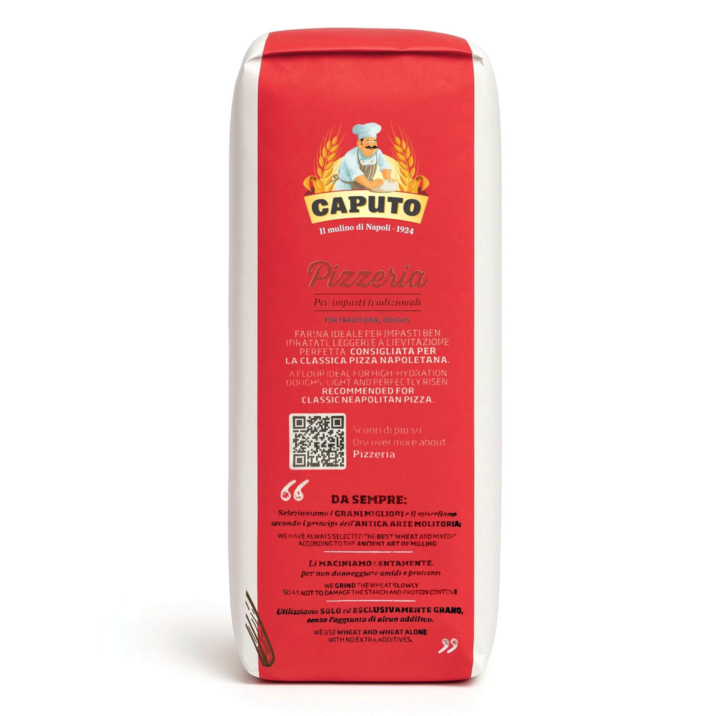 Caputo Pizzeria Harina Italiana Para Pizza Napolitana 1 Kg