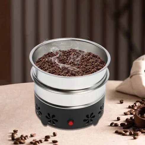 Enfriador de granos de café eléctrico con filtro de doble capa para cafeterías