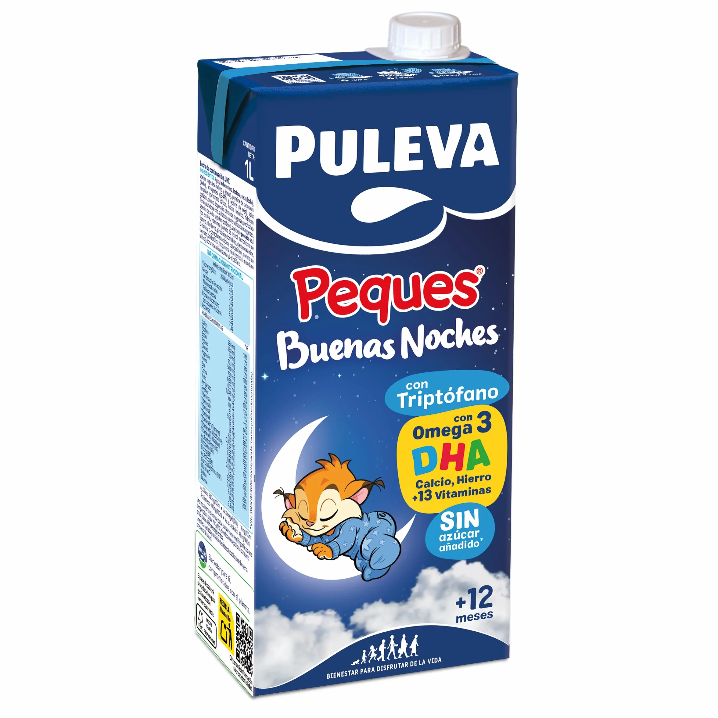 Puleva Peques 3 Buenas Noches +12 Meses Pack 6 x 1l