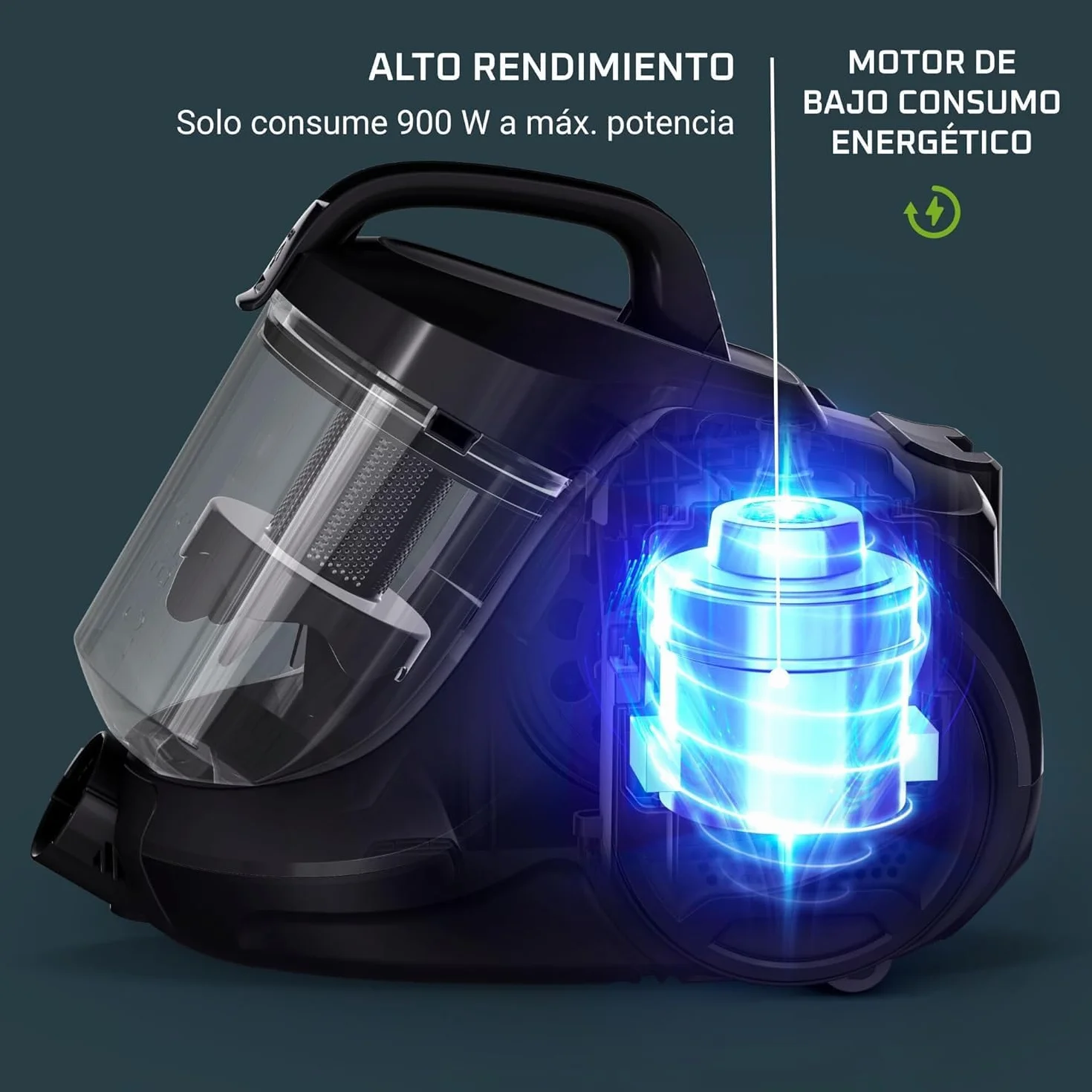 Rowenta Aspiradora Swift Power Cyclonic RO2933 - Aspirador sin bolsa de 750 W para parquet, tecnología ciclónica, cabezal alto rendimiento, motor Effitech, burdeos