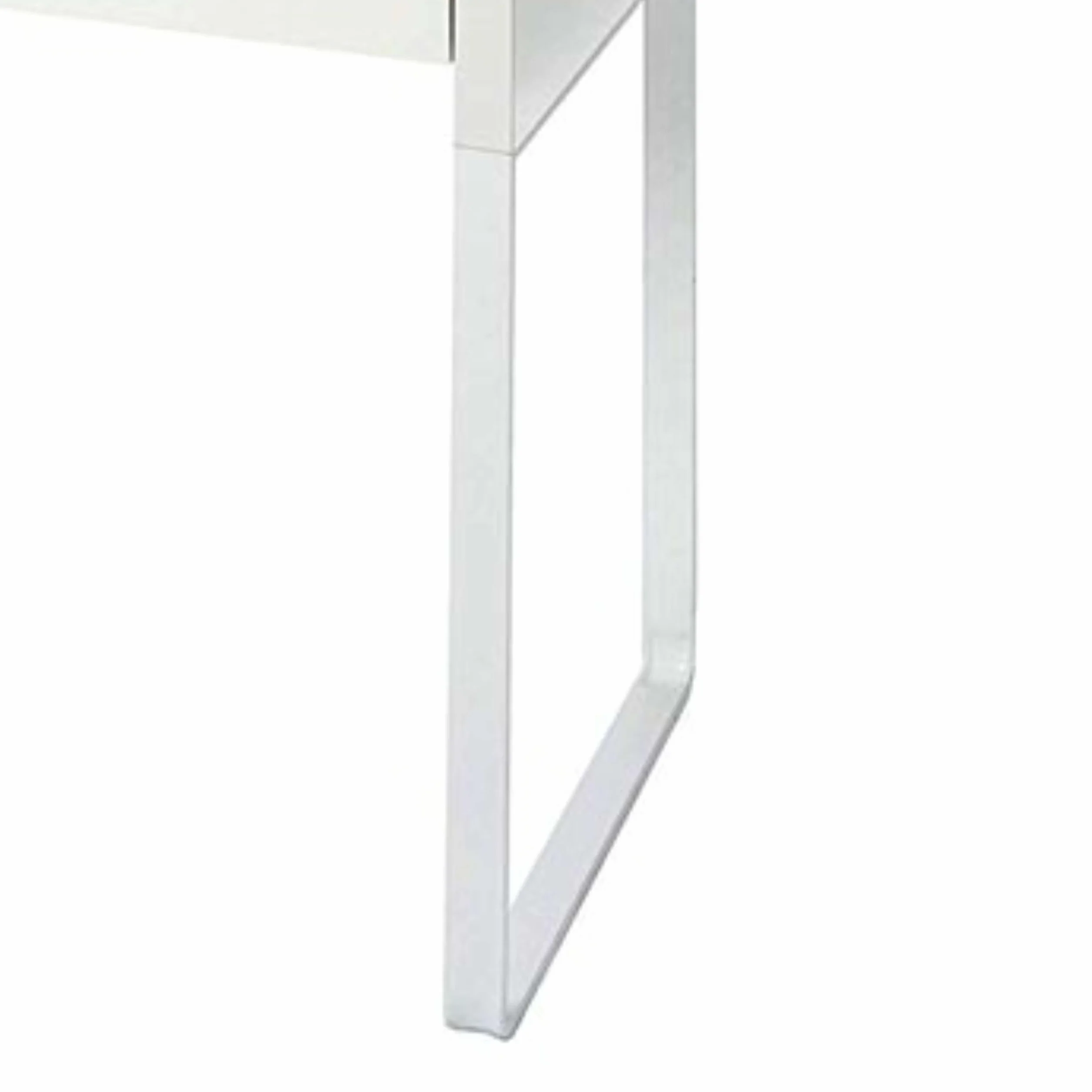 Habitdesign Mesa Escritorio con 2 Cajones, Modelo Touch, Blanco, 138x50x75 cm