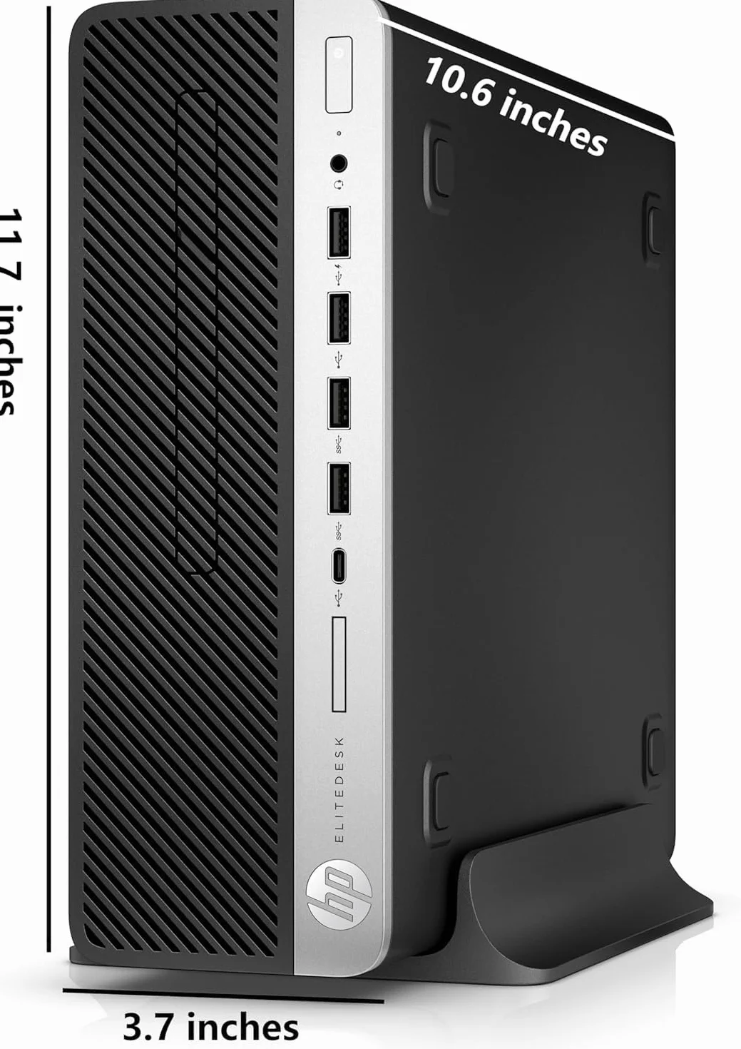 HP EliteDesk 705 G4 PC de Escritorio Pequeño, AMD Ryzen 3 Pro 2200, 8 GB RAM, 256 GB SSD, WiFi, Bluetooth, Windows 11 Pro (recondicionado)