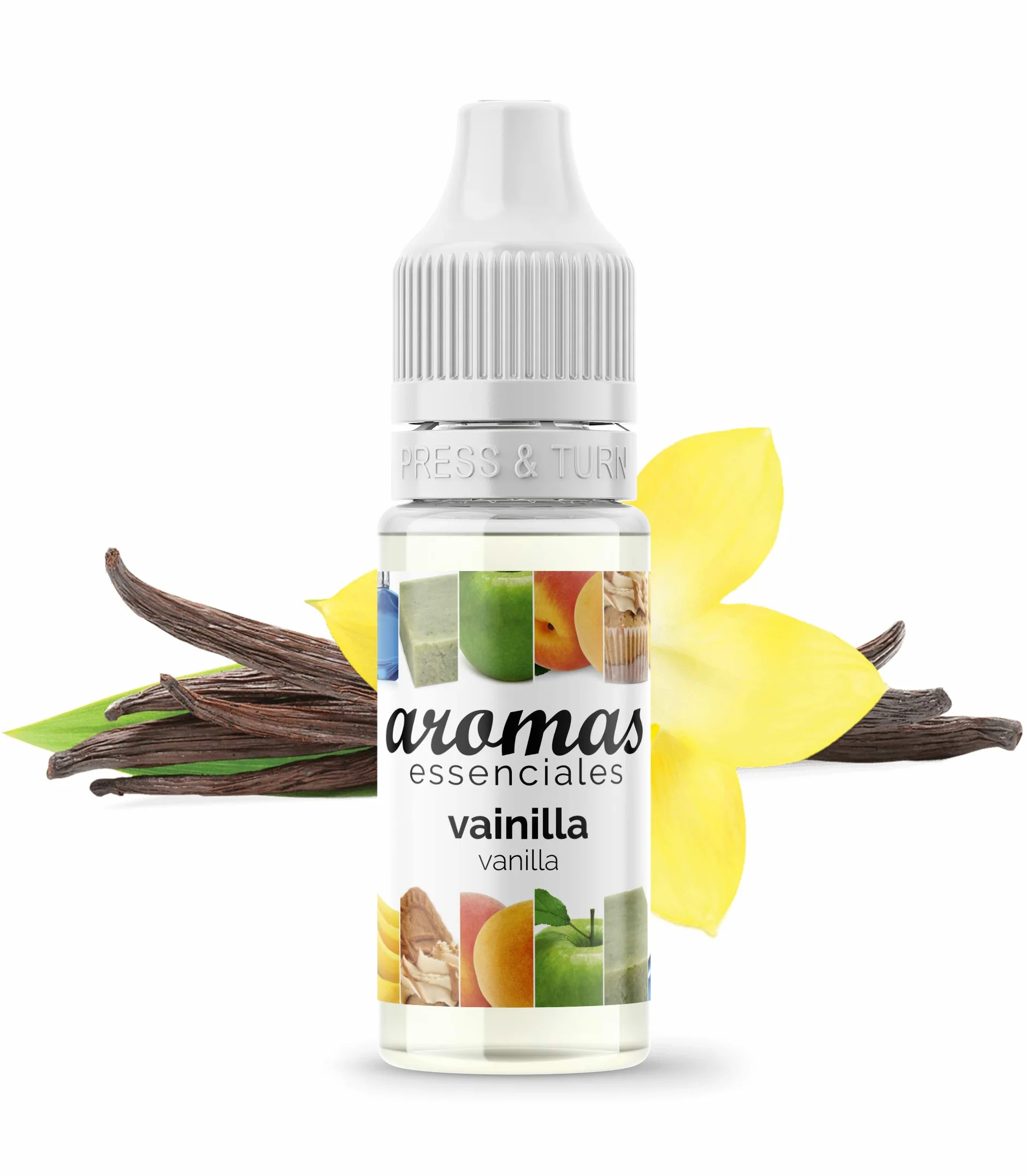 Esencia de Vainilla para Cocinar y Repostería - Extracto de Vainilla Líquida sin Azúcar - 10 ml