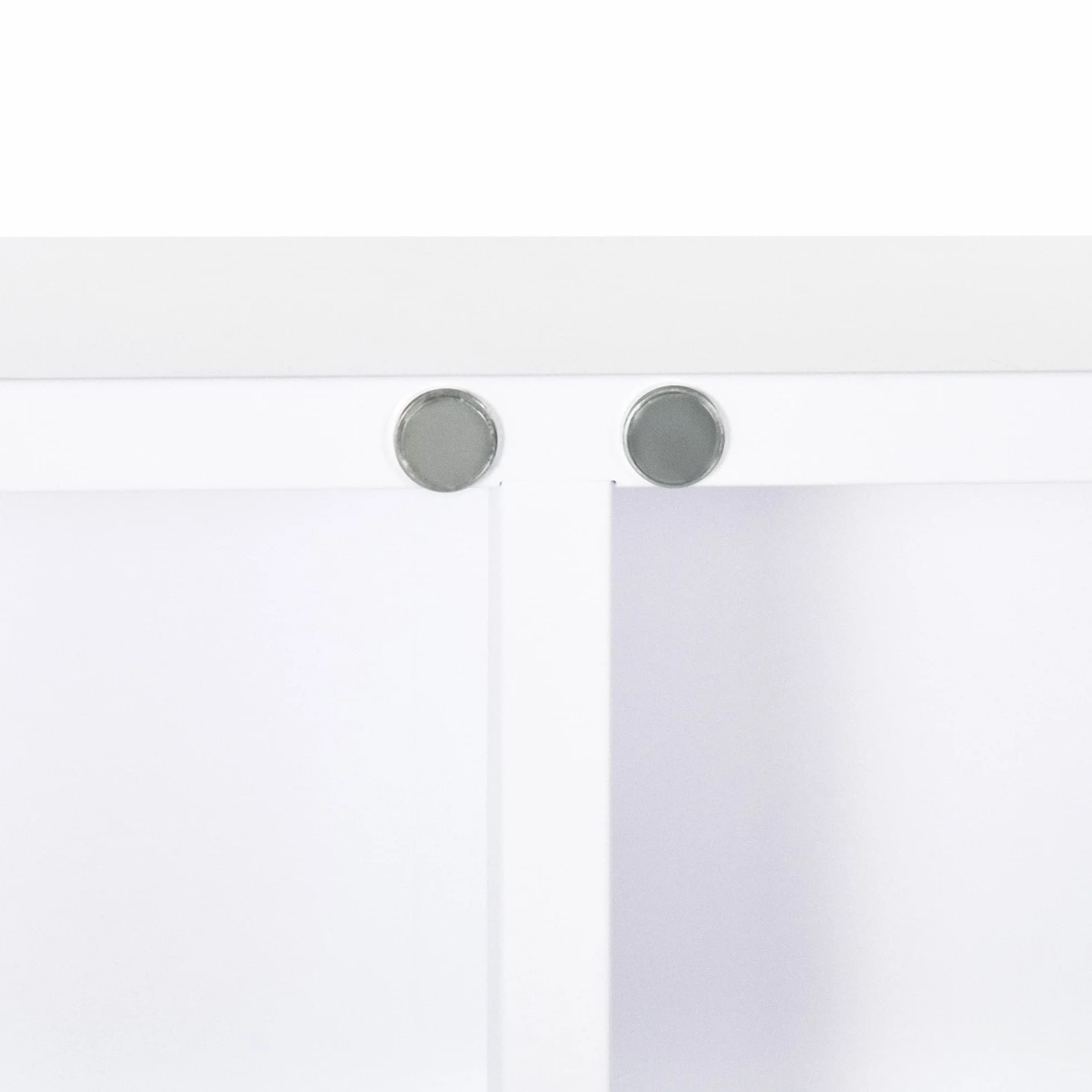 kleankin Botiquín de Pared 3 Niveles Armario Baño Acero 55x18x60 cm Blanco