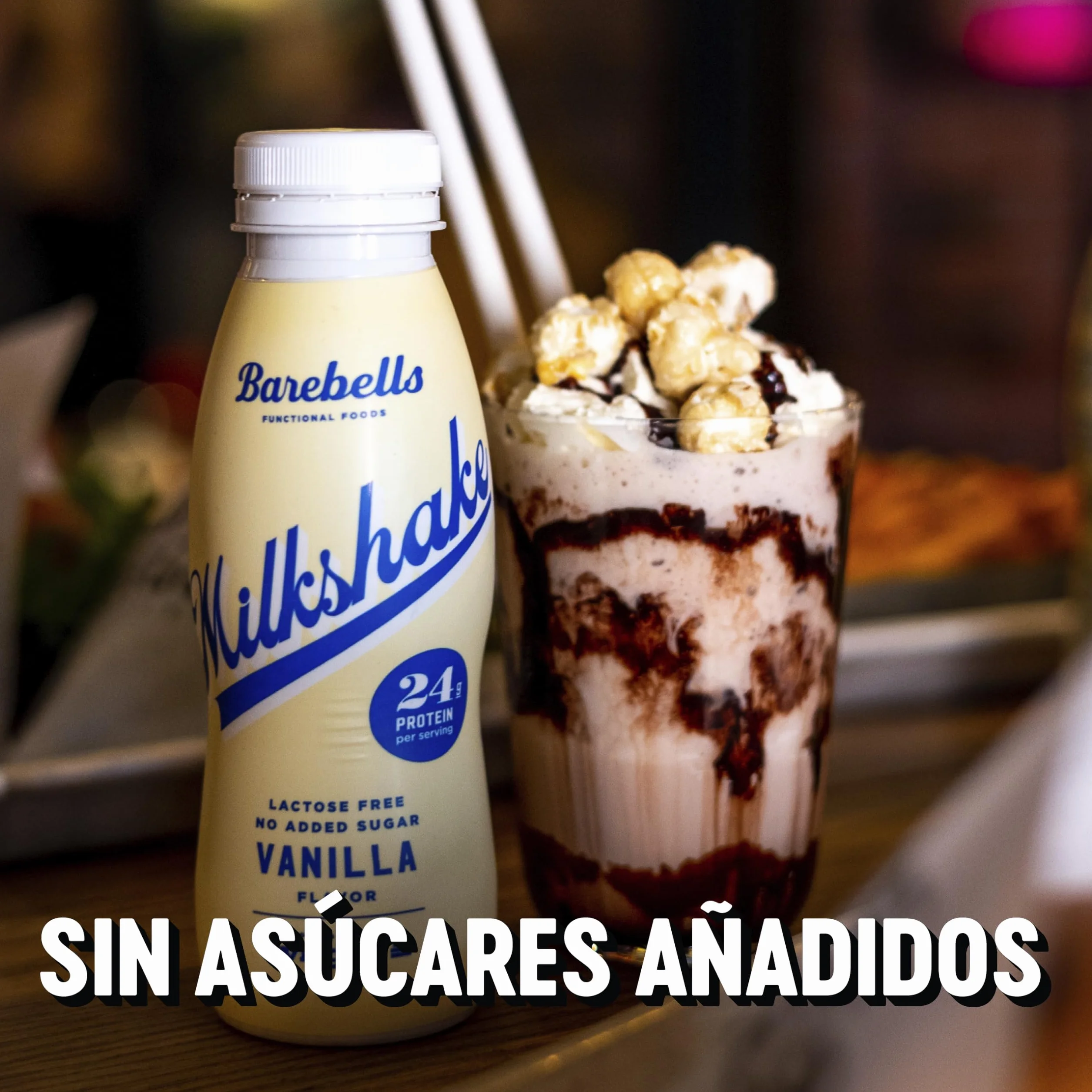 Barebells Batido de Proteínas Cremoso Vainilla 24g Proteína Sin Lactosa 8x330ml