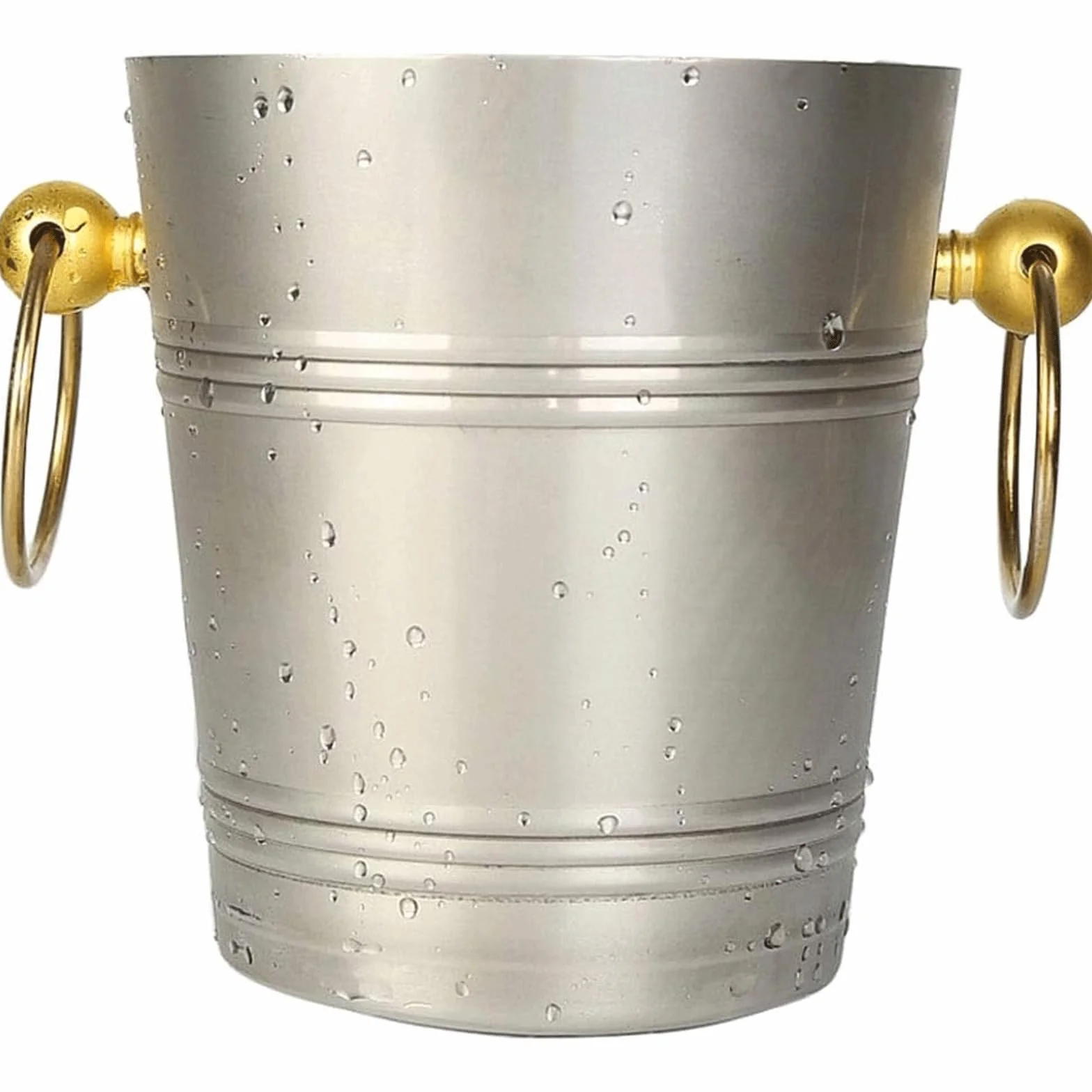 Cubitera Botella Vino Cubo de Hielo de 2,2 l, contenedor de Hielo de Acero Inoxidable para Vino, champán, Cerveza, Fiesta, Bar, Herramientas, Restaurante, Cubo para Bebidas Familiar