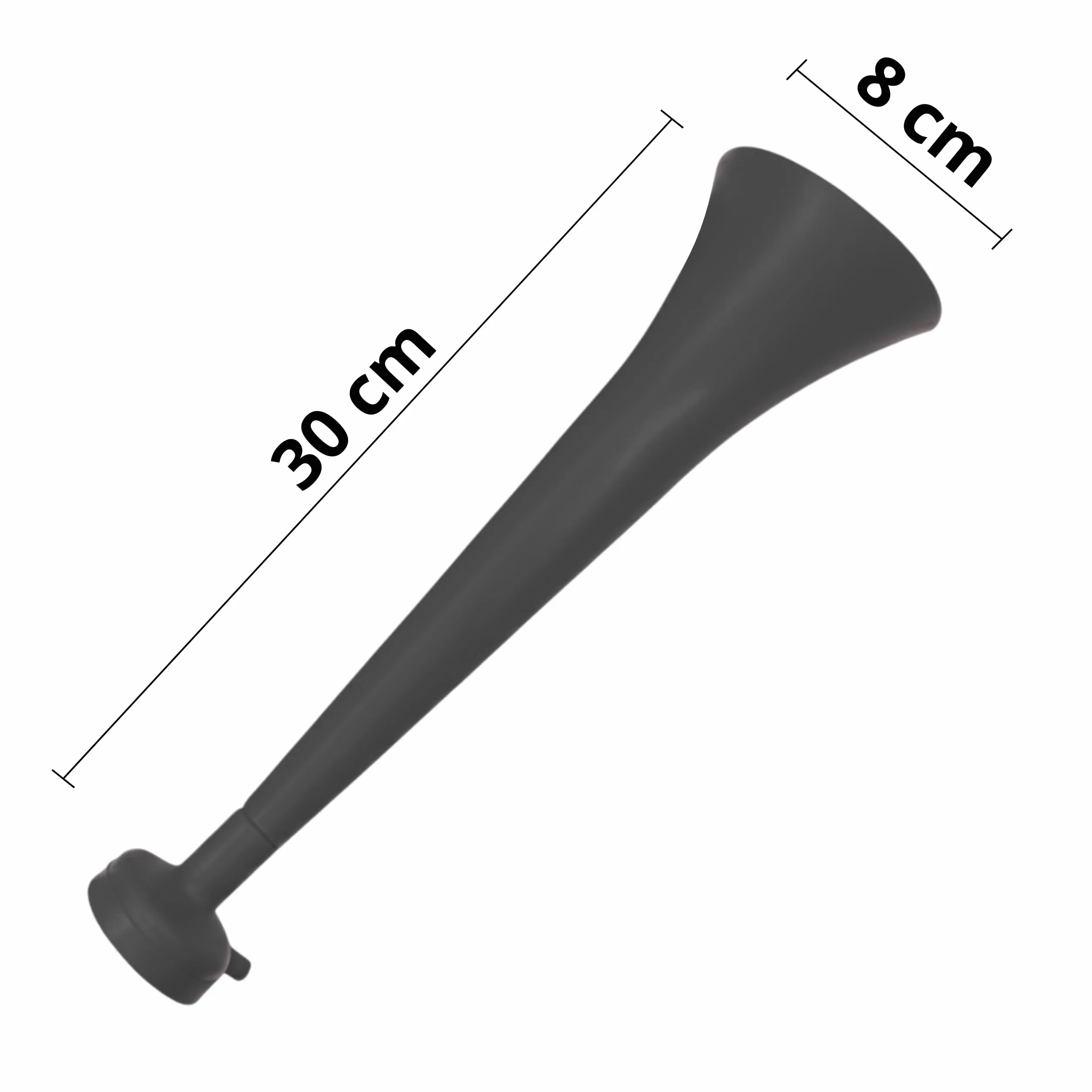 Vuvuzelas de Plástico Resistente 120 DB para Fútbol Eventos Deportivos Fiestas Pack 3