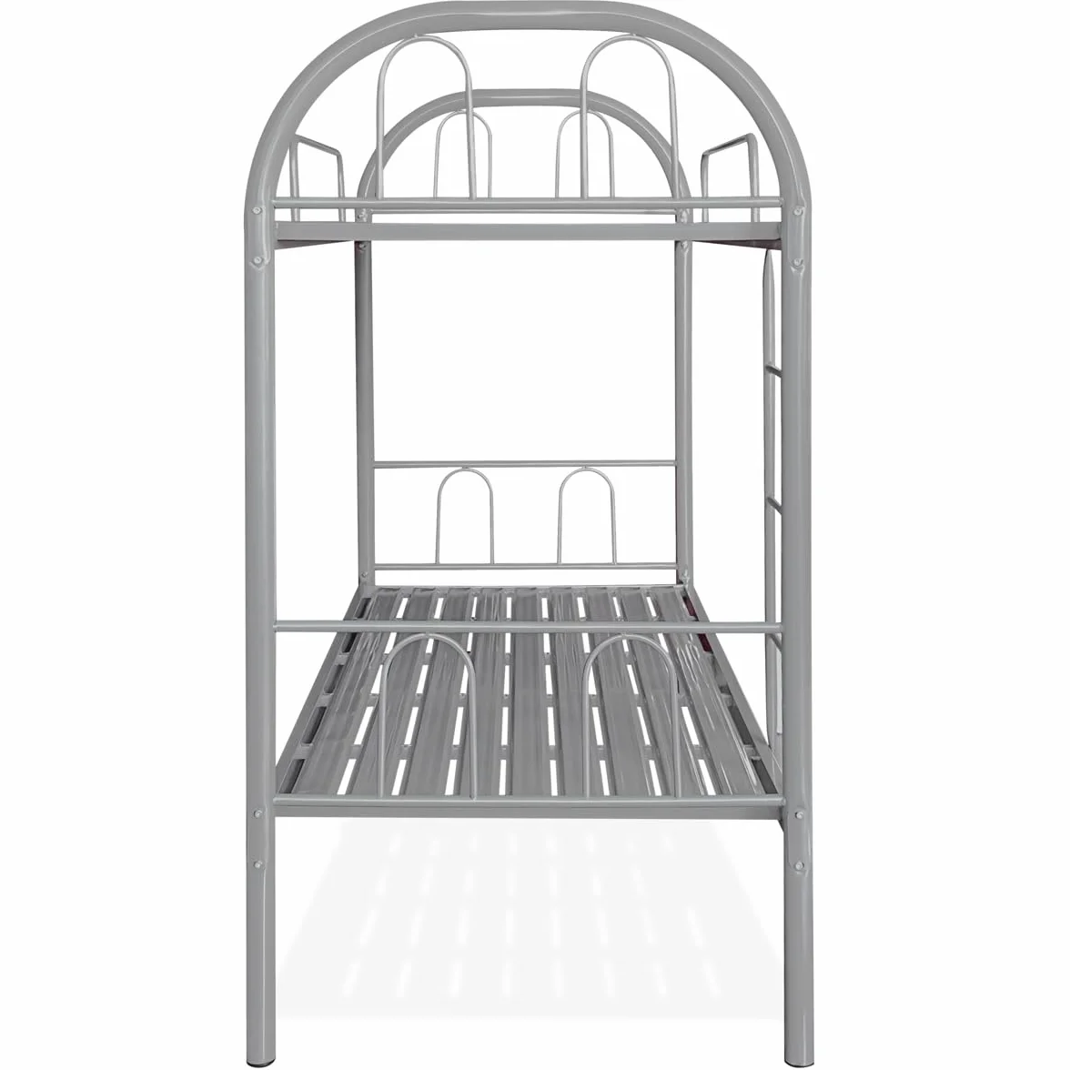mattfy - Litera Reforzada Completa con Barandilla y Escalera Metálica, Modelo Karma, Estructura Tubular, Práctica y Funcional, 90x190