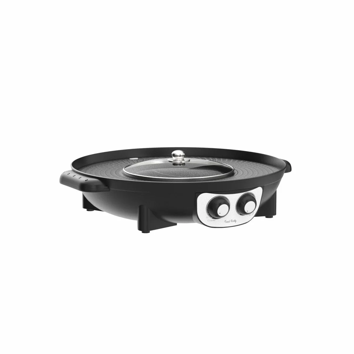 Parrilla Eléctrica sin Humo 220V 2200W 2 en 1 Hotpot Chino Korean BBQ Barbacoa Coreana de Mesa