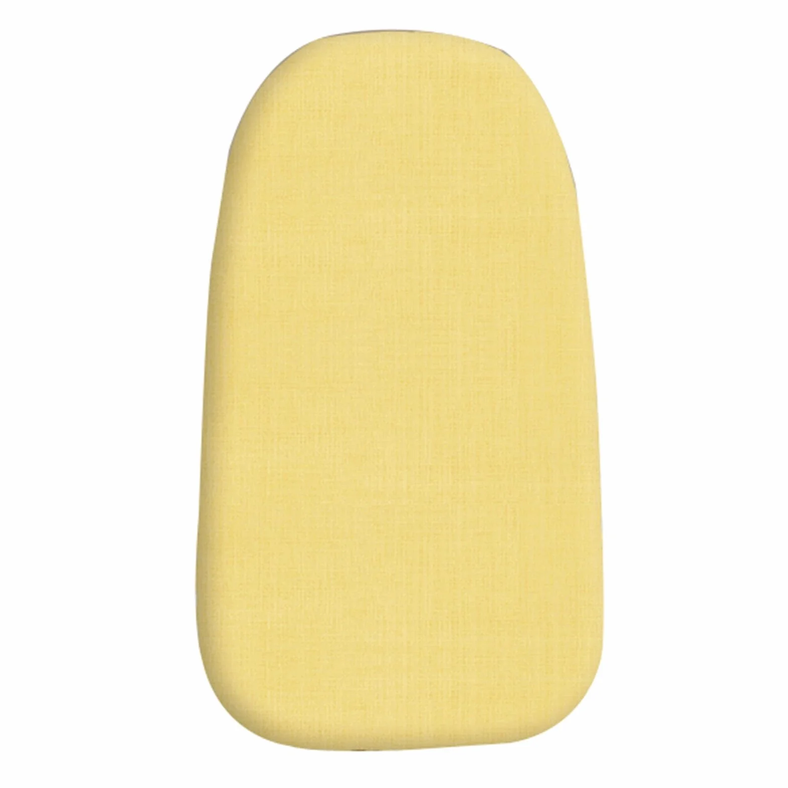 Mini funda para tabla de planchar y almohadilla extra gruesa para tablas de planchar de mesa pequeña, resistente al calor, cordón elástico amarillo (50 x 30 cm) protección
