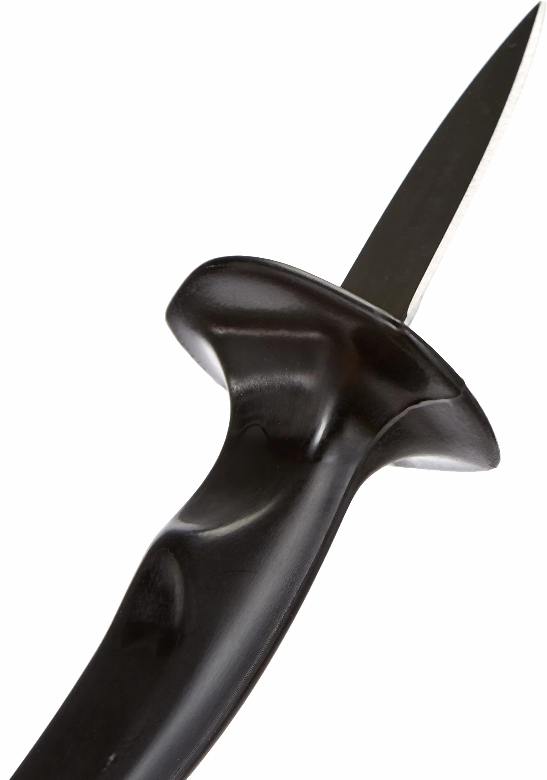 ARCOS Cuchillo Abre Ostras en Acero Inoxidable 60 Mm y Mango Ergonómico de Polipropileno. Cuchillo Abridor de Ostras. Gadget de Cocina Profesional. Color Negro