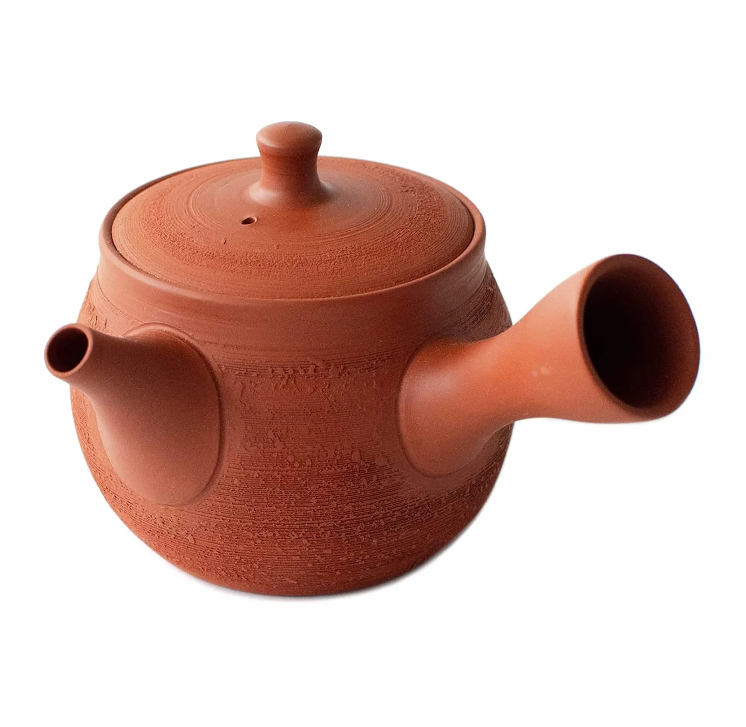 Tokoname Ware Gyokko - Tetera Kyusu de malla de cerámica para un solo uso