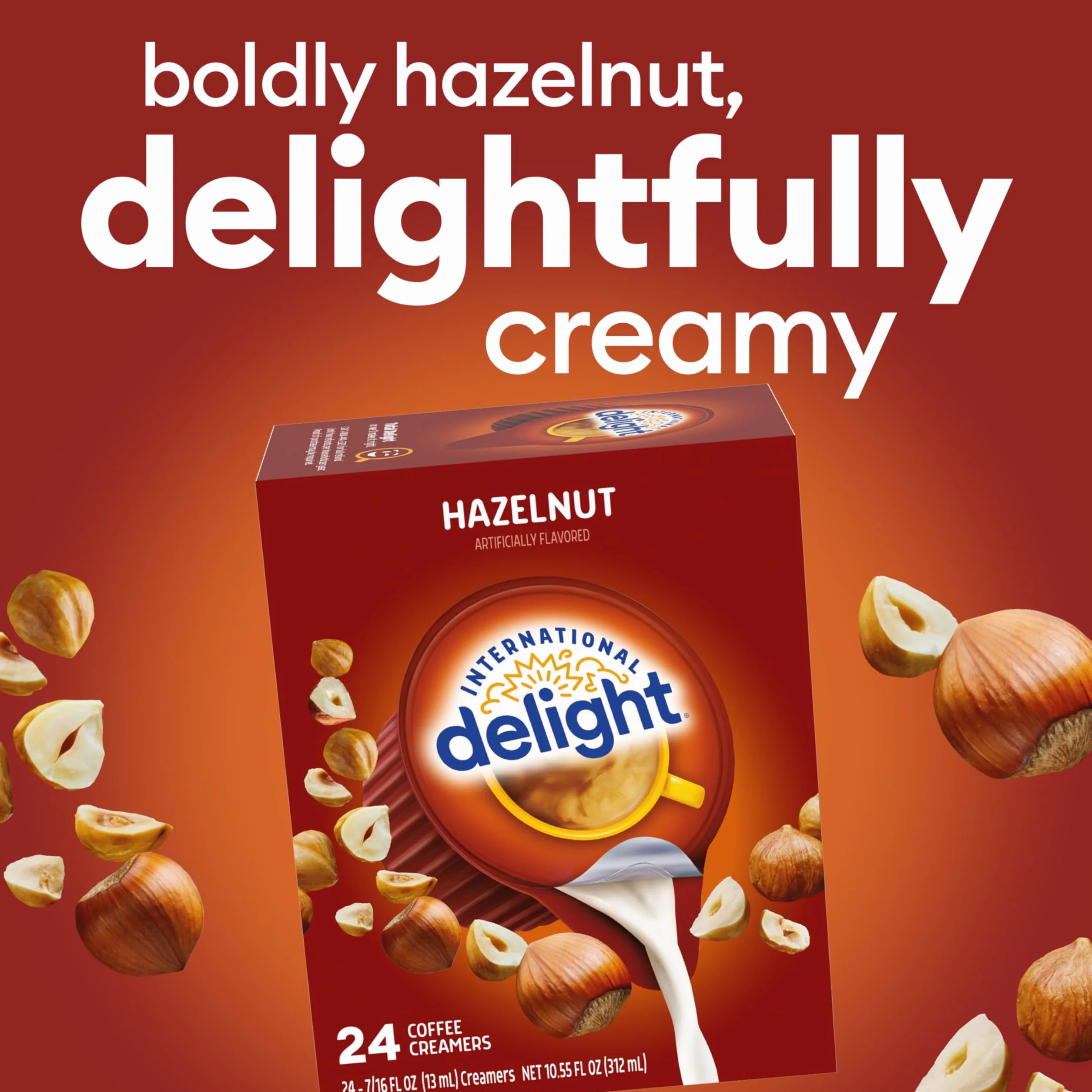 International Delight Crema de Café Avellana 24 Unidades