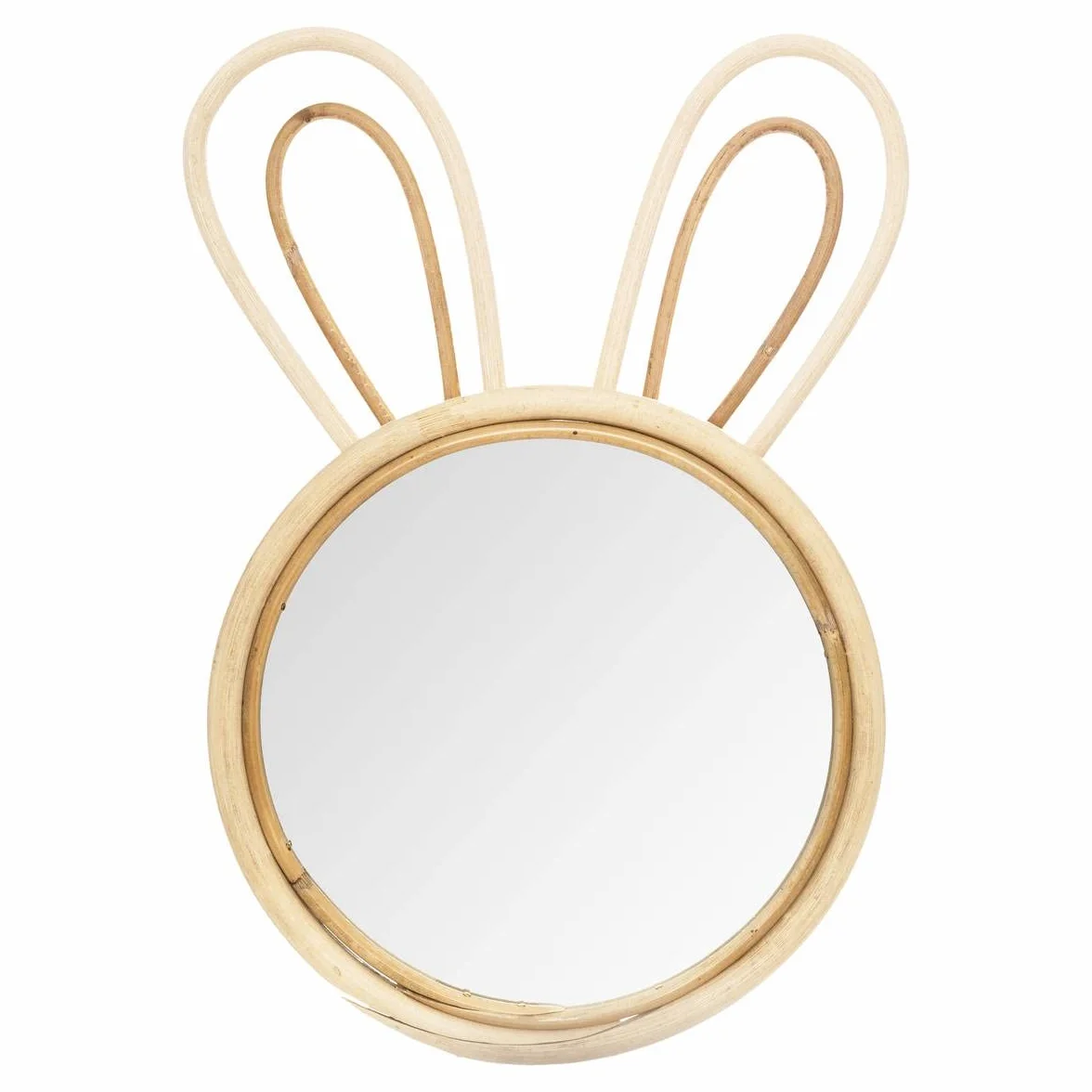 Atmosphera - Espejo Infantil 'Lapin' - bambú 24 x 38 cm
