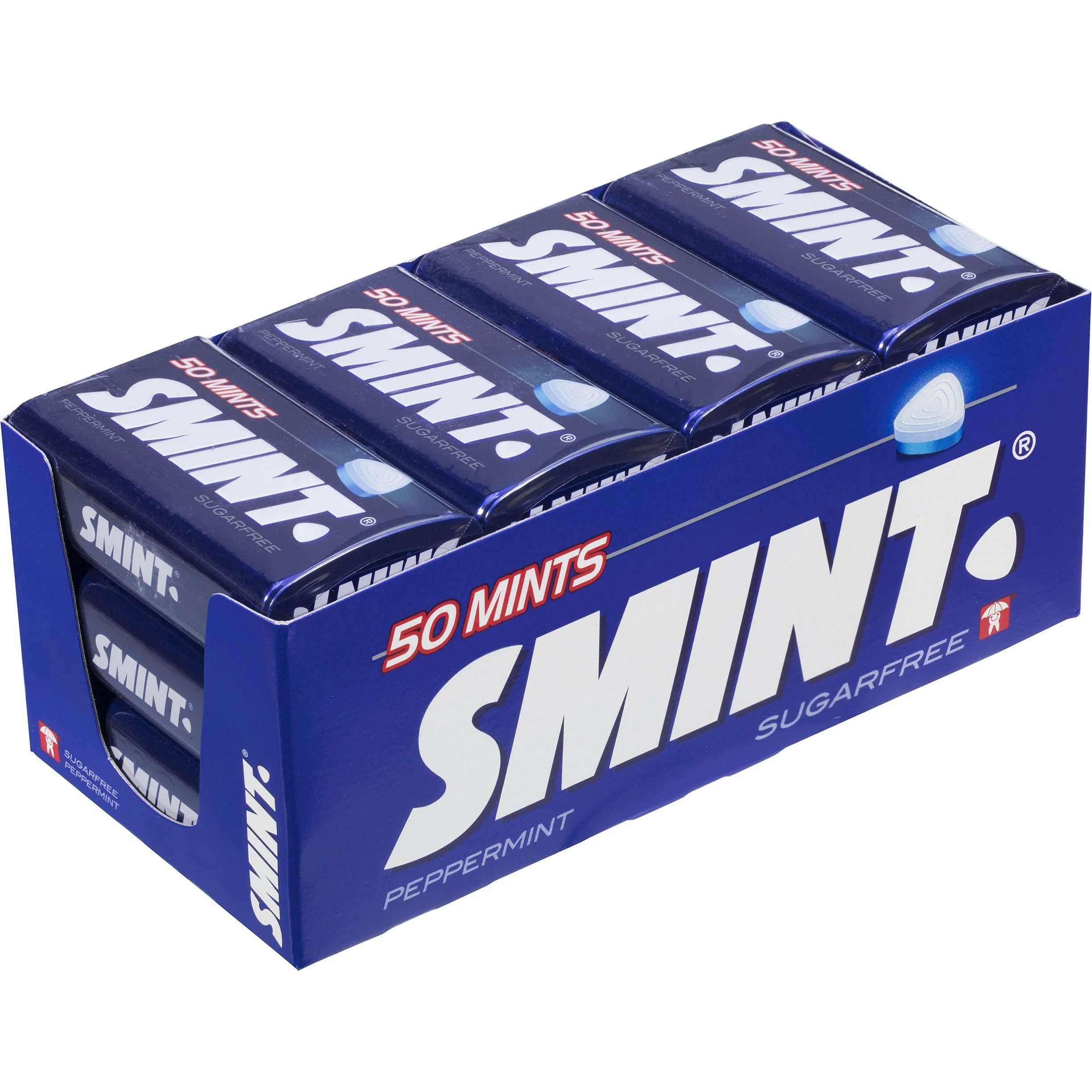 Smint Tin Menta Caramelo Comprimido Sin Azúcar 12 unidades 35 gr 420 gr