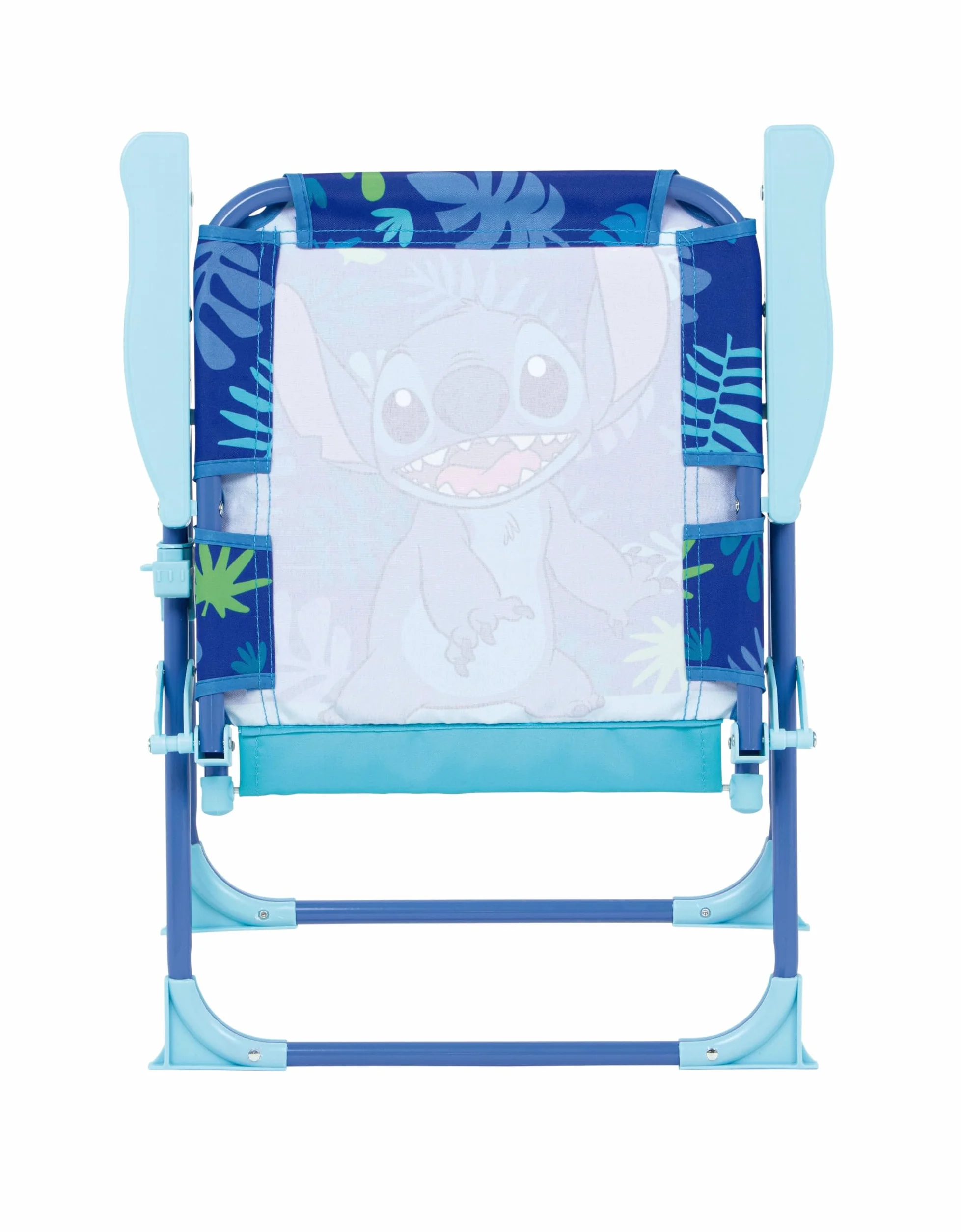 ARDITEX Silla Plegable con Brazos de Stitch de Disney - 38x32x53cm - Adecuado para jardín, Camping, Playa o montaña - Ideal para niños y niñas.