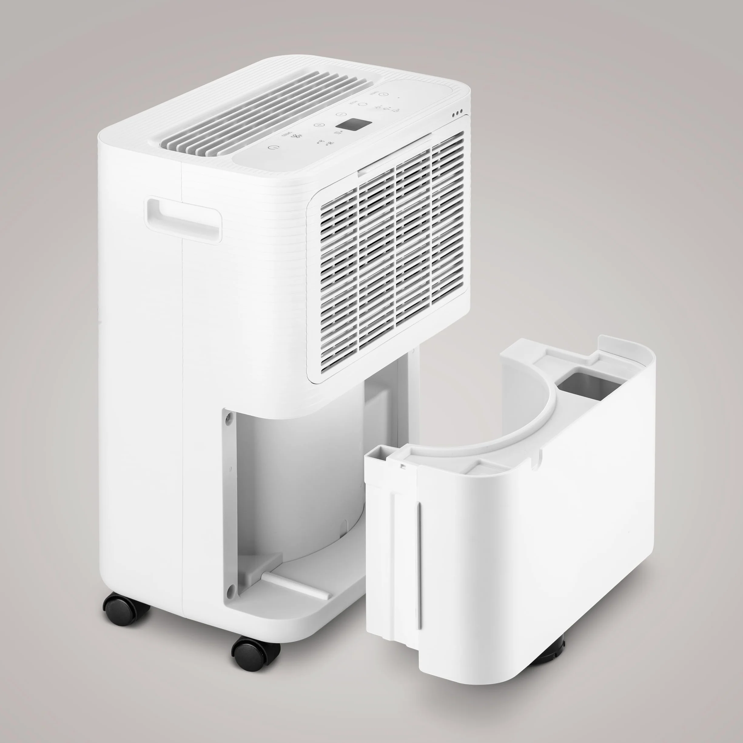 Ufesa Wellness Dry 2000 Deshumidificador 280W, 12L/24h, Silencioso 47dB con Panel Intuitivo, Función Secado Ropa, Sensor de Humedad, 2L capacidad, 2 Velocidades, Temporizador, Hasta 40m2