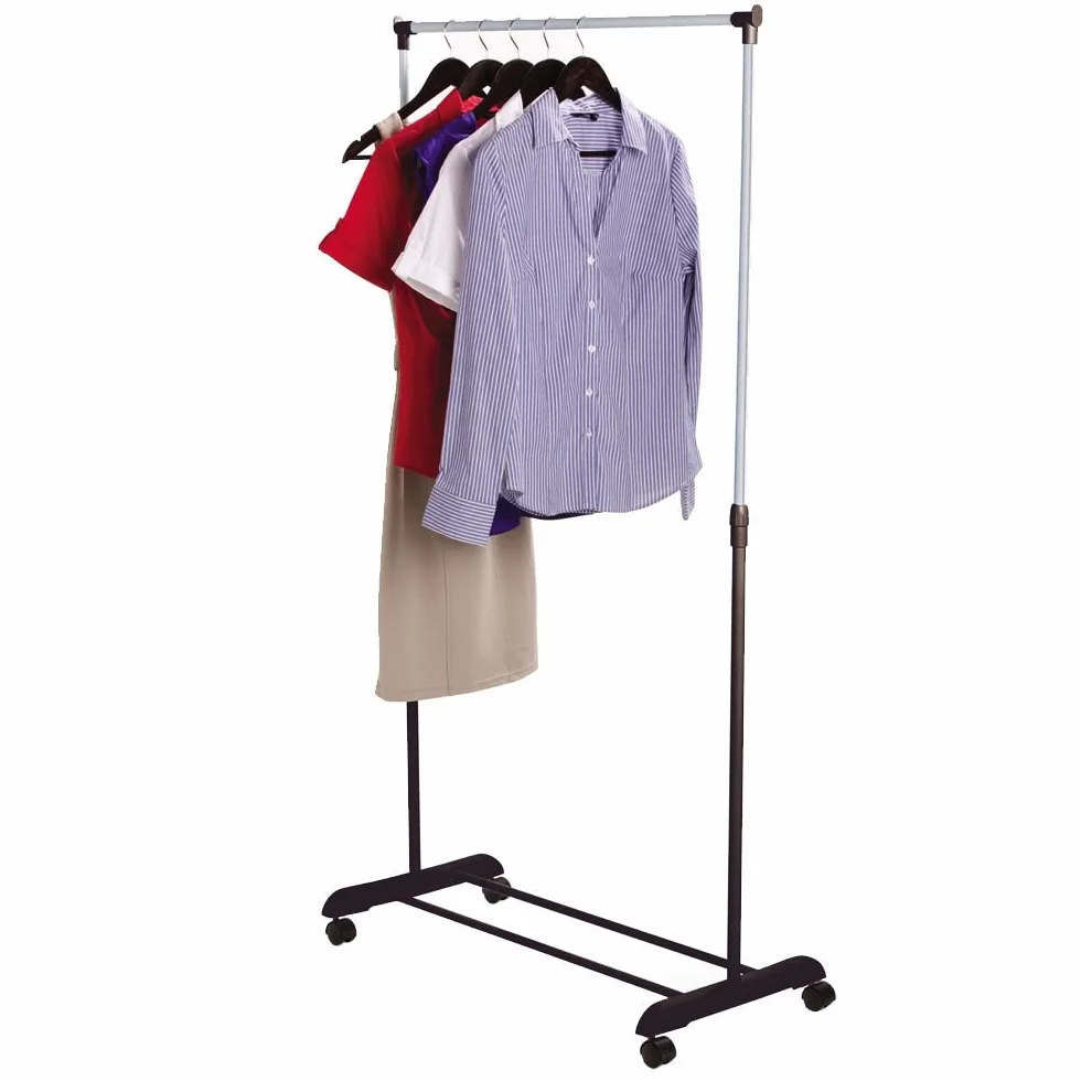 Home Vida Perchero Ajustable Ropa Rail, Plata Entrega Gratuita