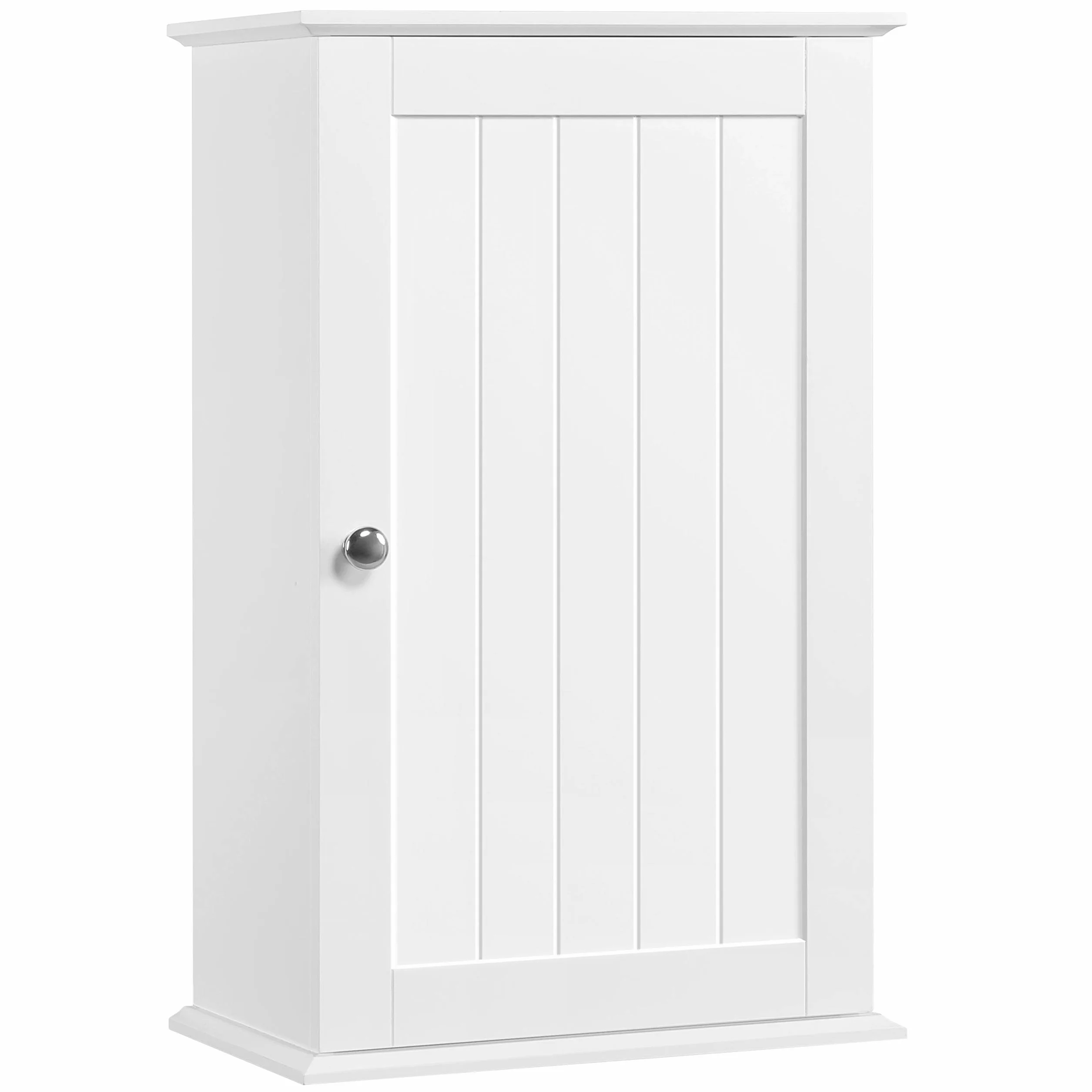 Yaheetech Armario Baño Pared Tres Niveles 35x21x55cm Blanco