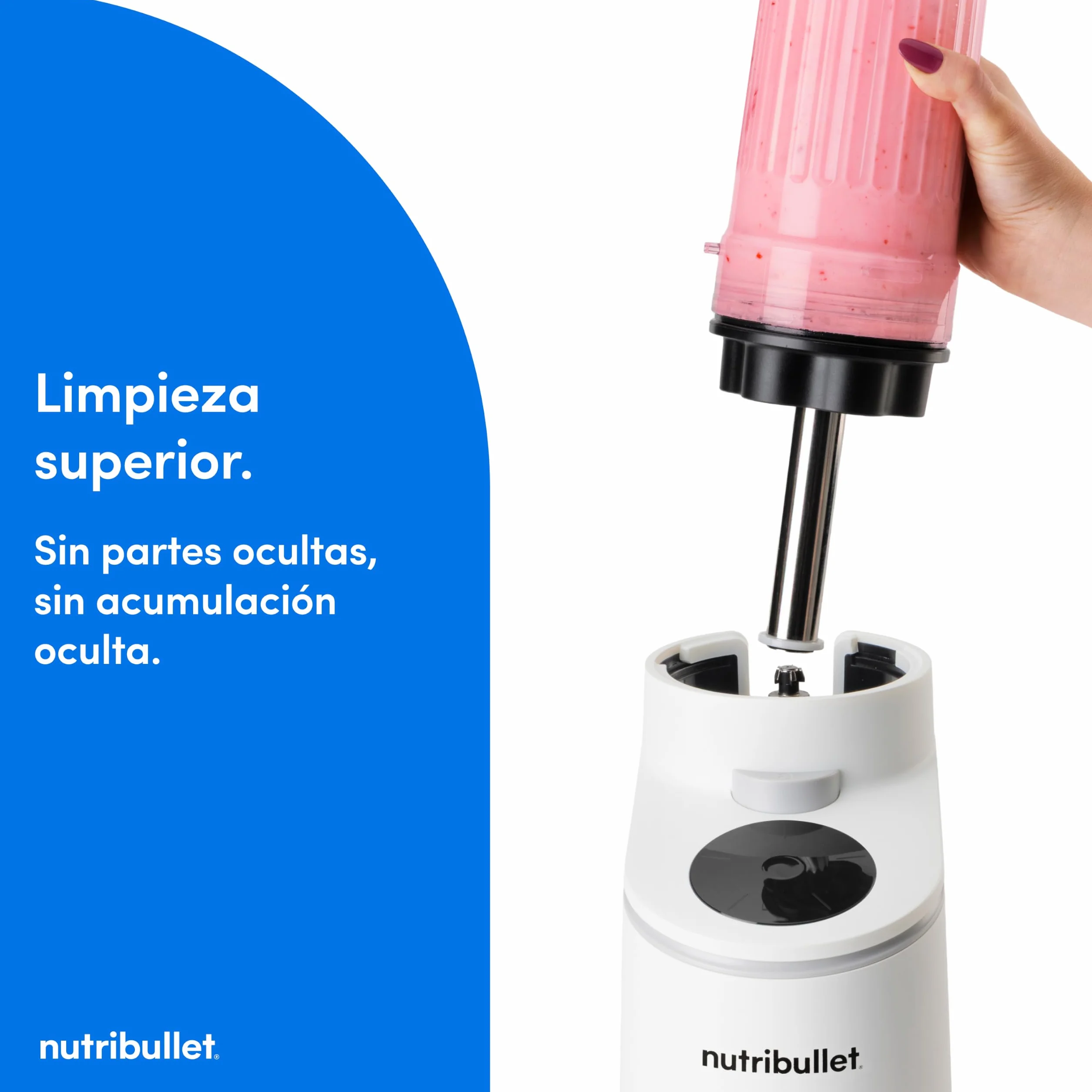 nutribullet Chill – Heladera para gelato, helados, yogur helado, smoothie bowls, sorbetes, 5 programas automáticos, máquina de helados, 3 recipientes con tapa, ideal para familias, blanco (NBD0503W)