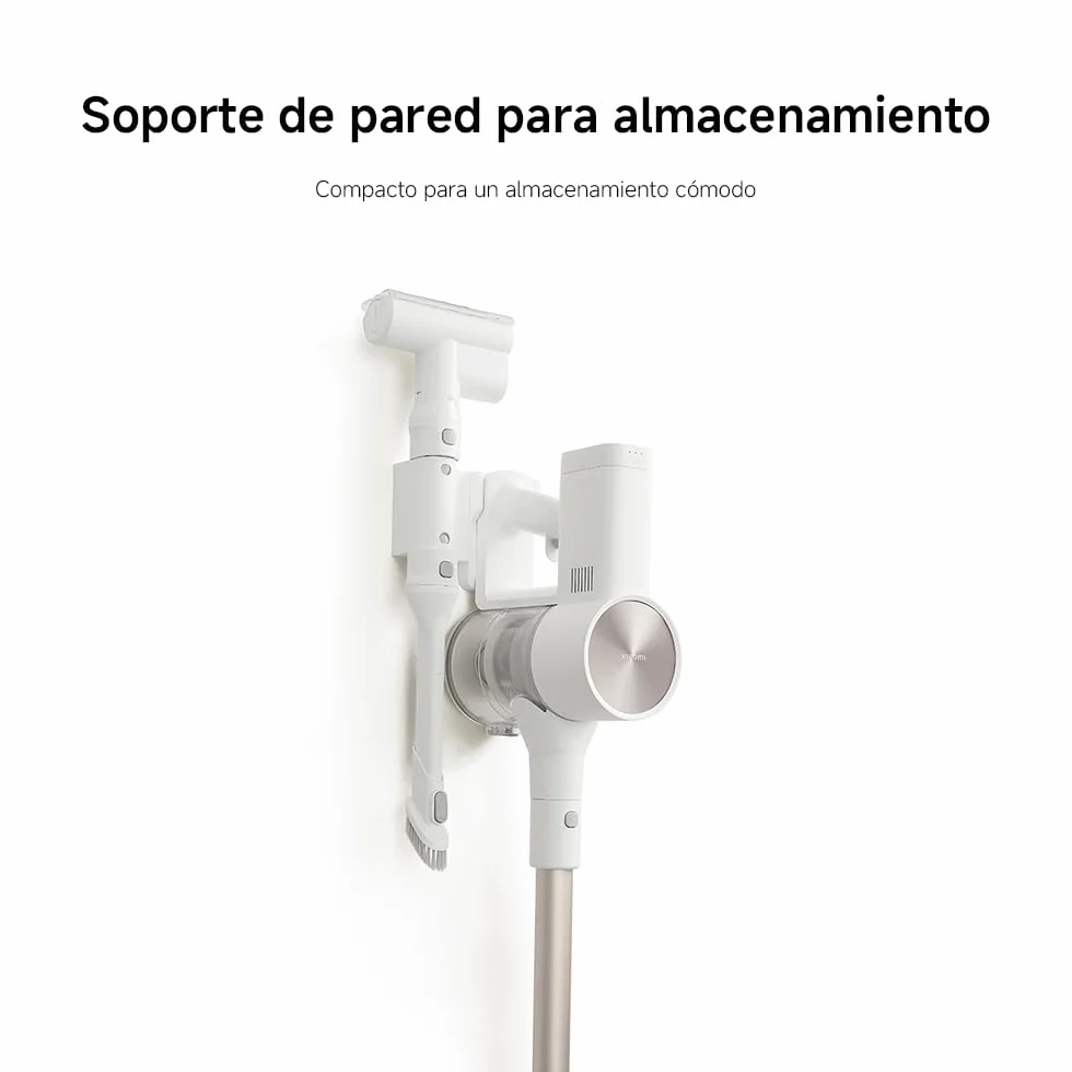 XIAOMI Aspiradora inalámbrica G20, 25 kPa, 150 AW, 60 min autonomía, filtración 99.9%, luz frontal para polvo