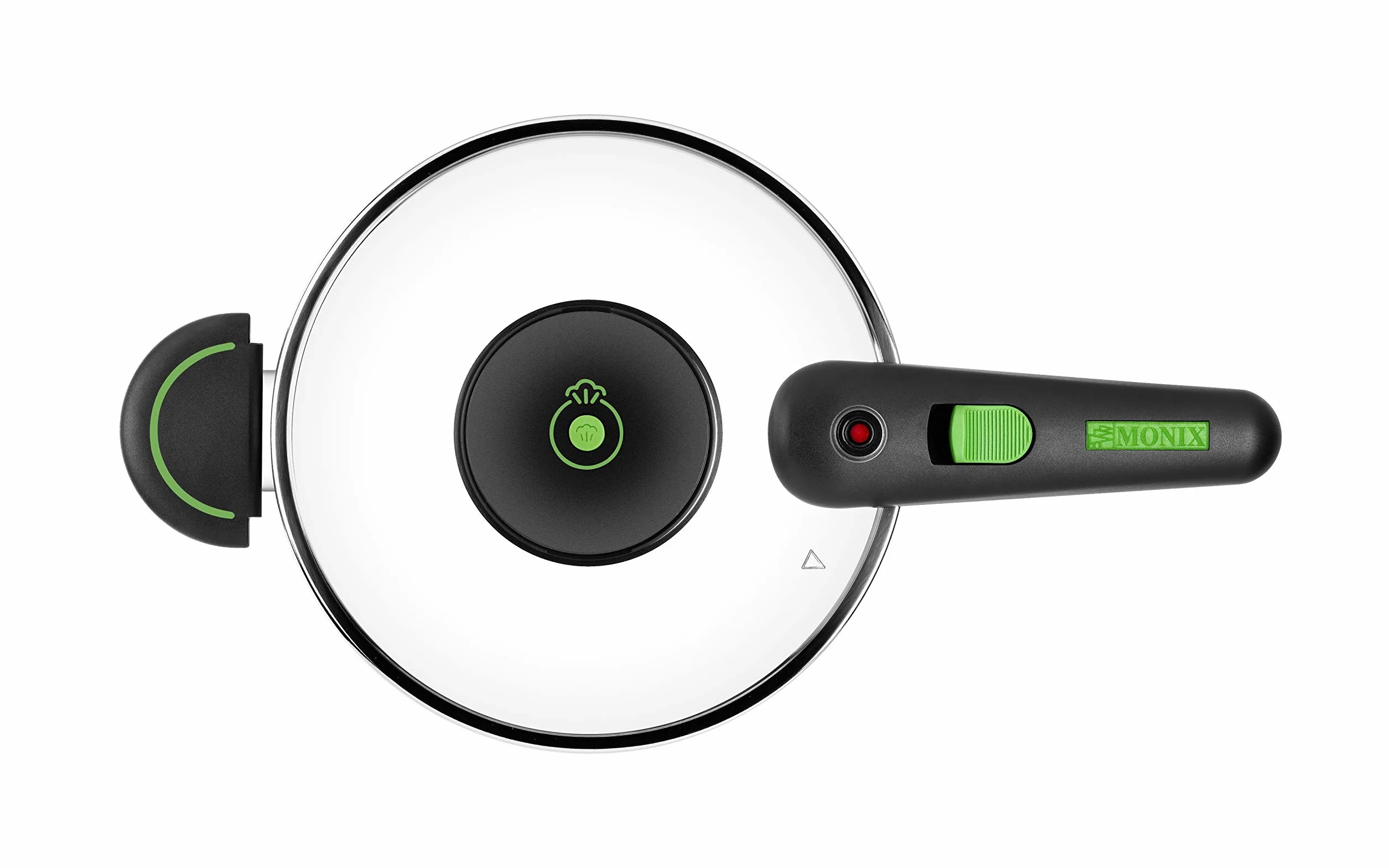 MONIX Presto Olla a Presión 4L Acero Inoxidable 18/10 Inducción
