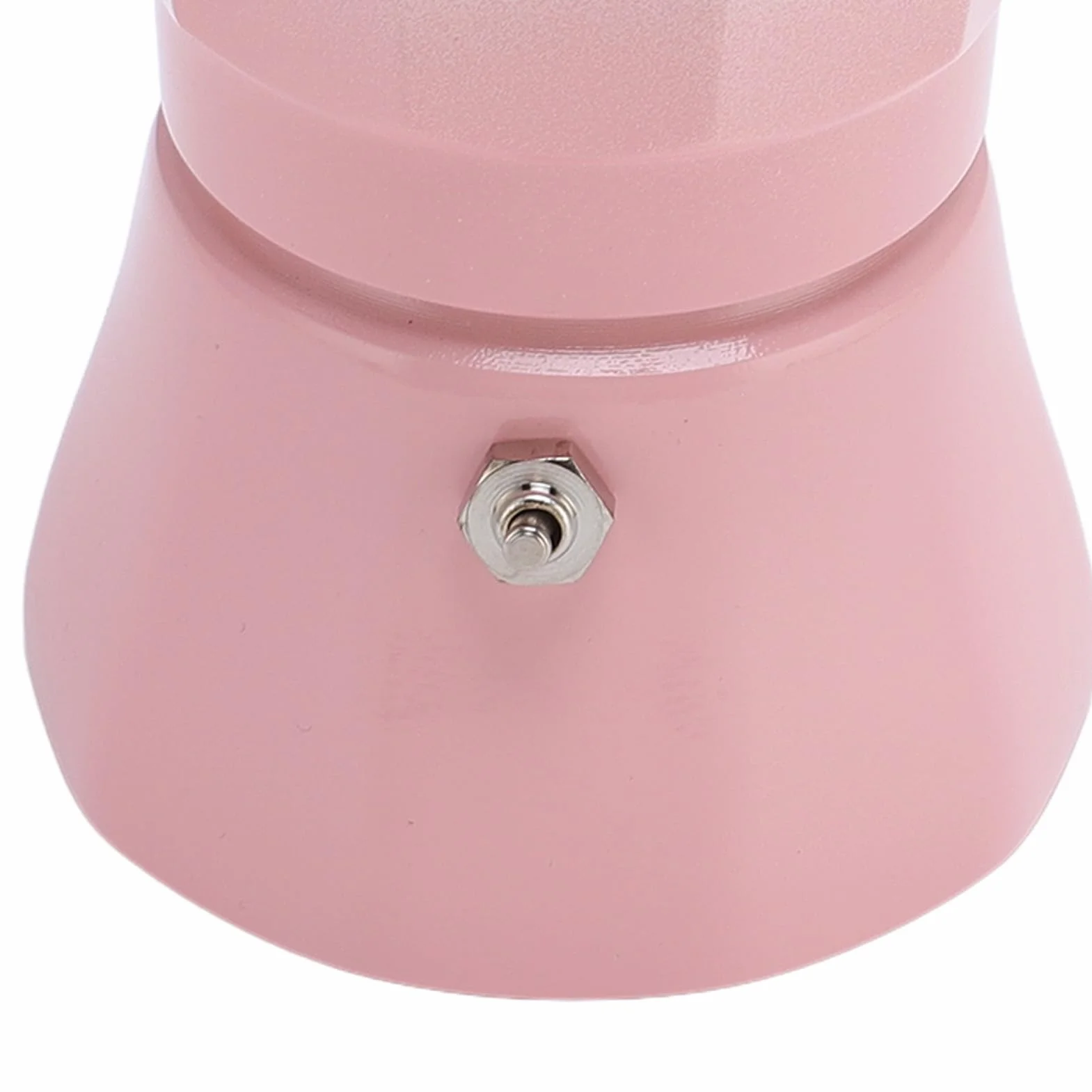 Percolador de Café para Estufa, Pot de Aluminio de Válvula Única 150ml, Gradient Pink