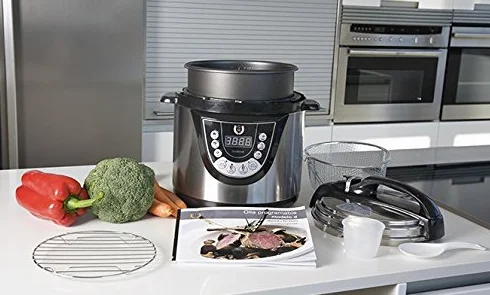 GM D - Olla programable, con cestillo y voz