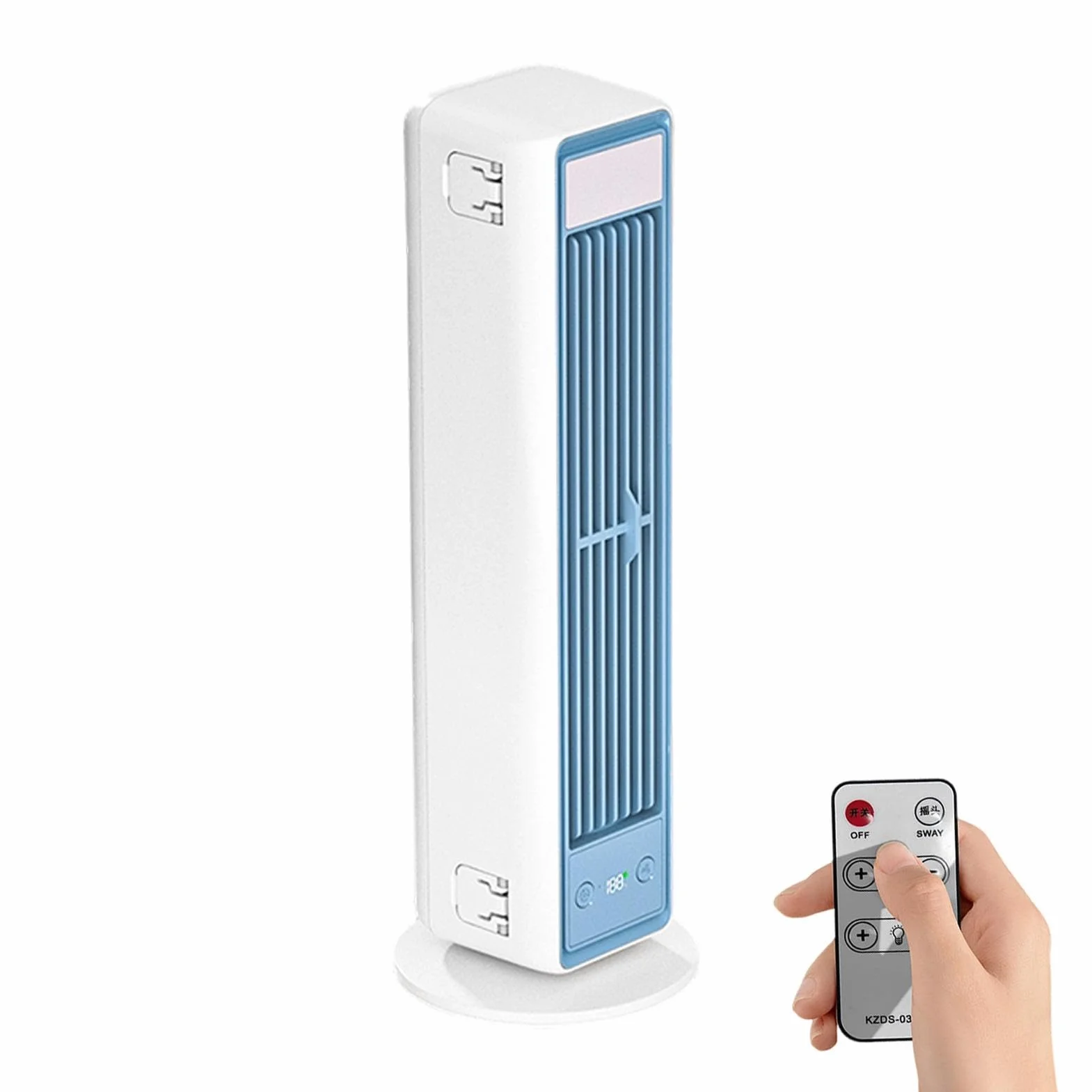Ventilador de Pie Con mando a distancia | Ventilador Vertical para cocina garaje casa rodante salón interior exterior
