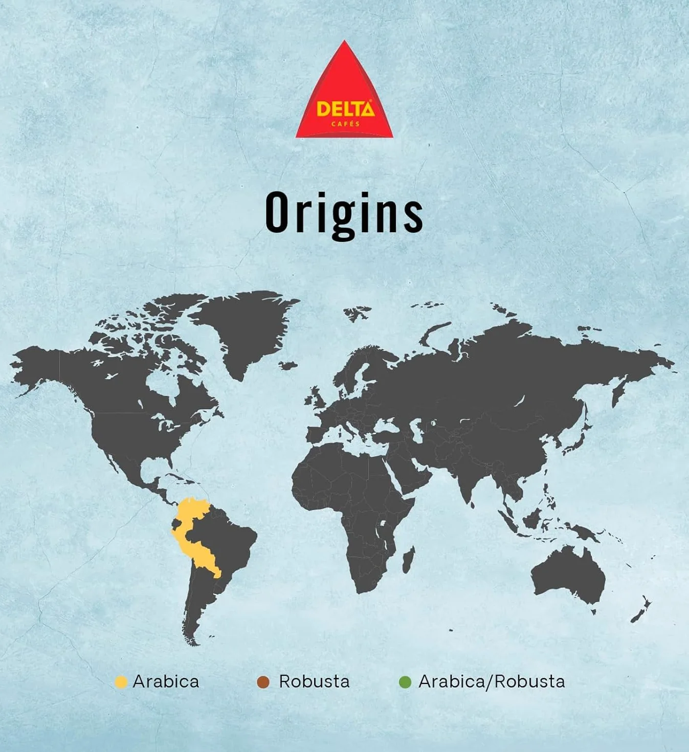 Delta Cafés Origen Colombia Café Molido Certificado 220 g