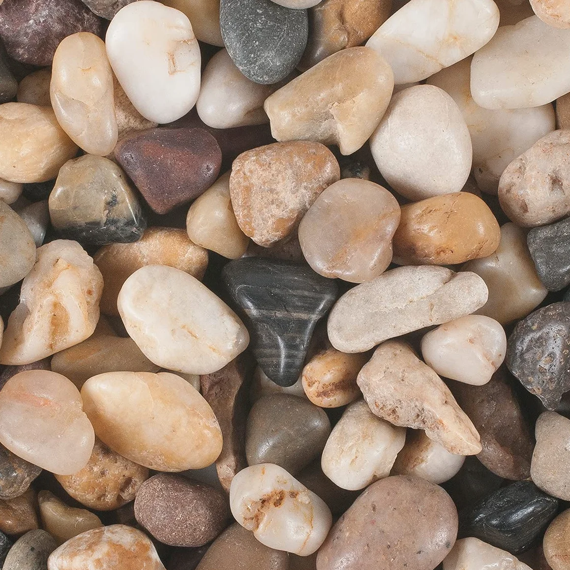 Piedras de río pequeñas 8 – 25 mm 0,5 kg. Guijarros pequeños, 500 gramos.