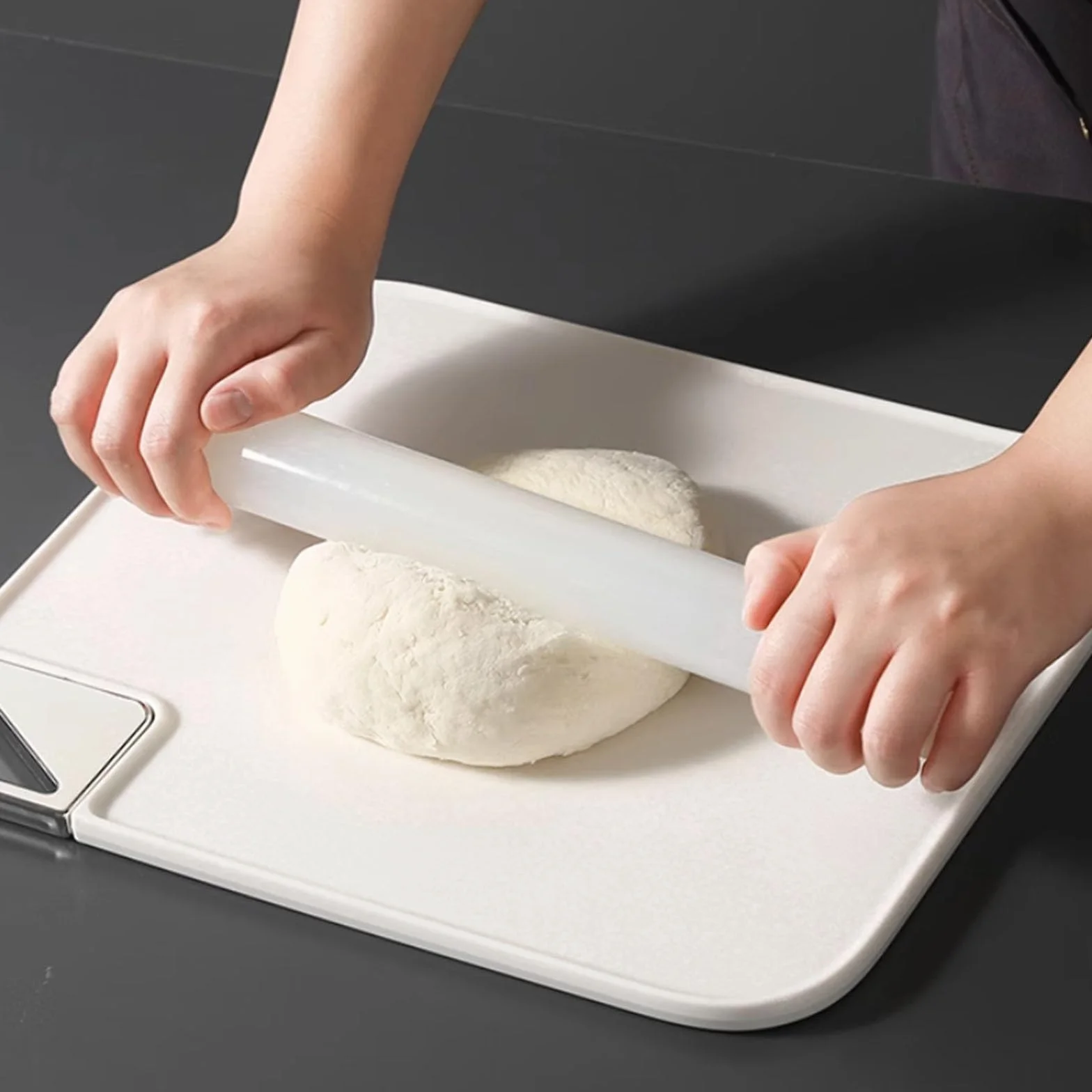 Rodillo de amasar cocina Rodillos De Plástico Para Amasar, Rodillo De Amasar 33 50 Cm De Longitud, Diámetro 3.5 Cm Premium Rodillos Para Galletas Tartas Fideos Pastelería Tortilla(LxD 50x3.5cm/19.7x1.
