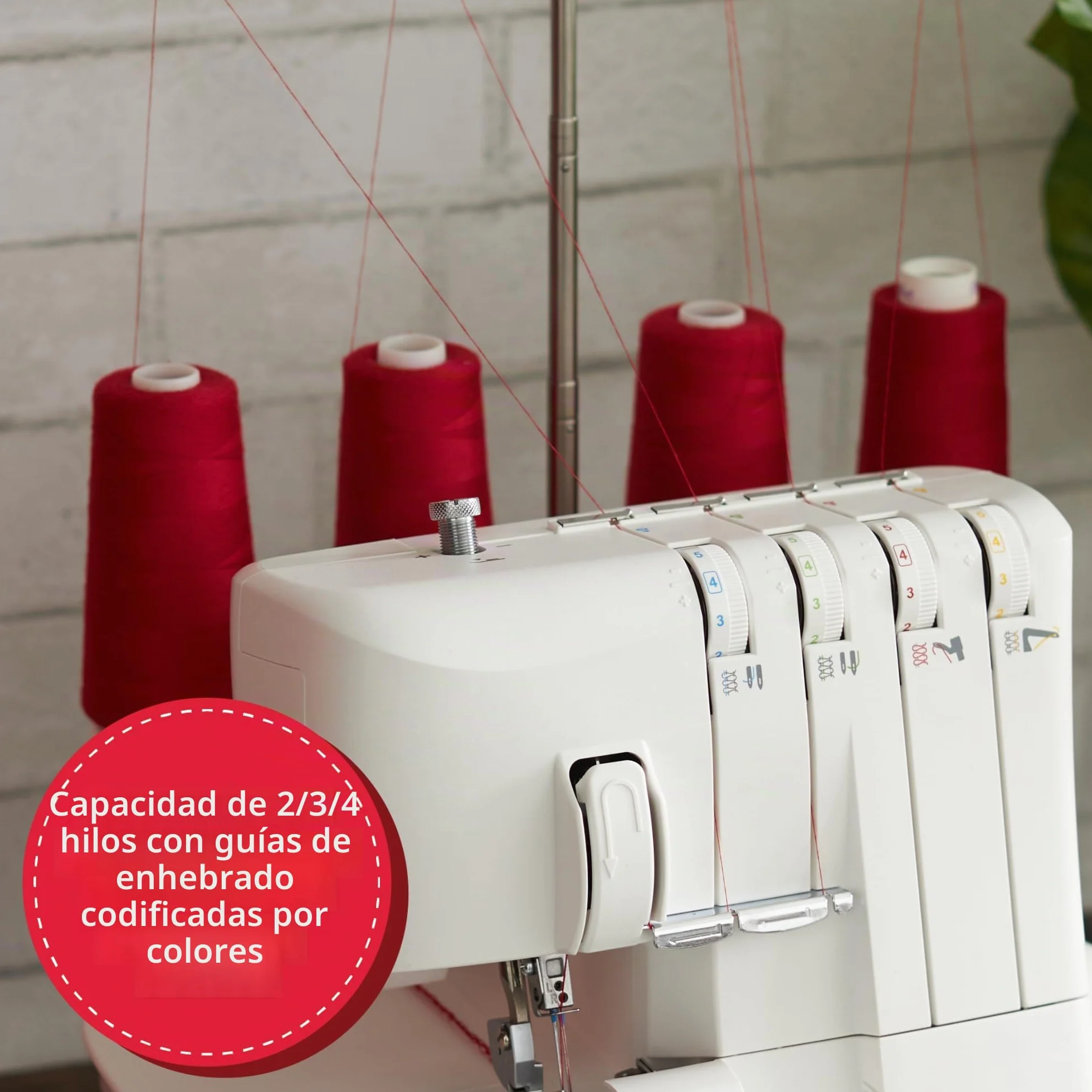 SINGER S14-78 Serger, blanco