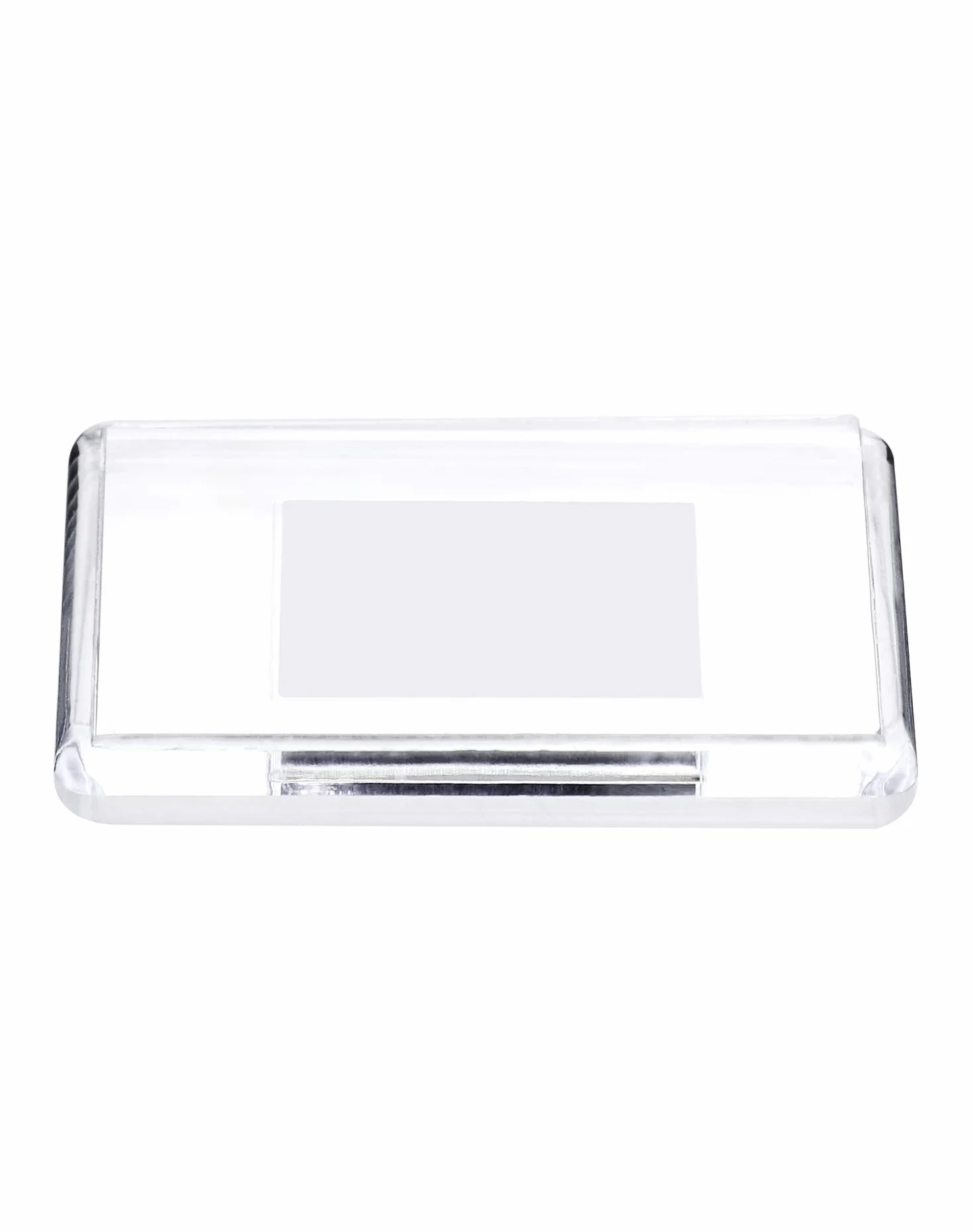 QWORK® 50 Piezas Mini Marcos de Fotos Magnéticos para Fotos de 7 x 4,5 cm, Marcos de Fotos de Acrílico Transparente para Refrigerador y Regalos Familiares