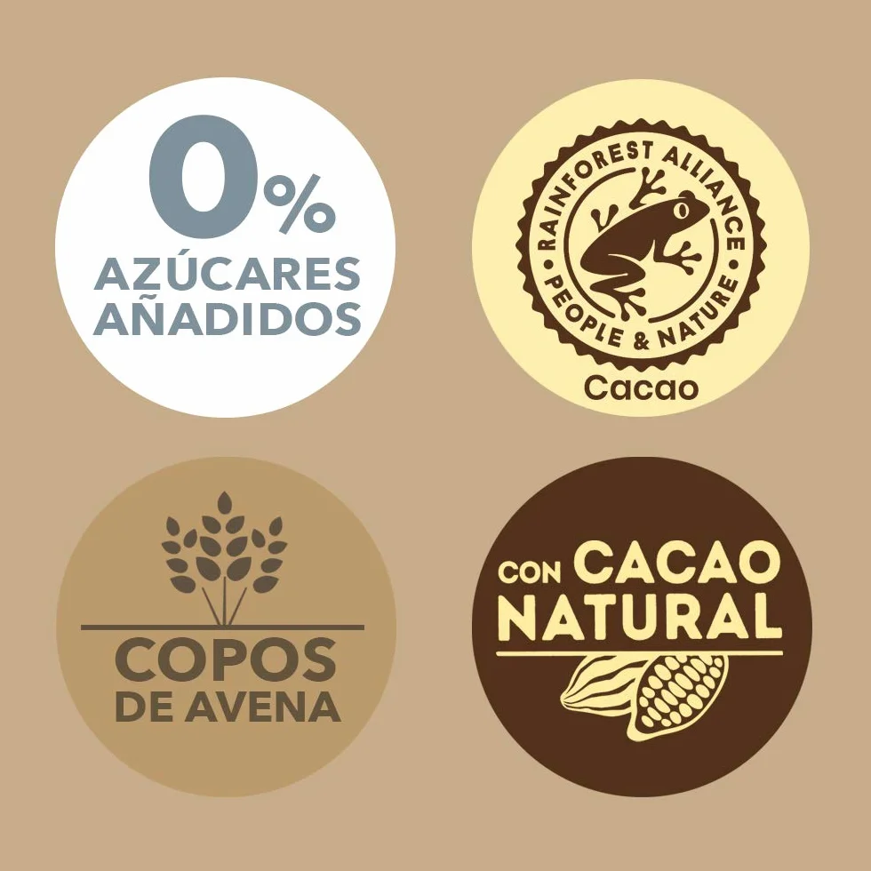 ColaCao Avena Cacao Soluble Natural con 0% Azúcares Añadidos 300g