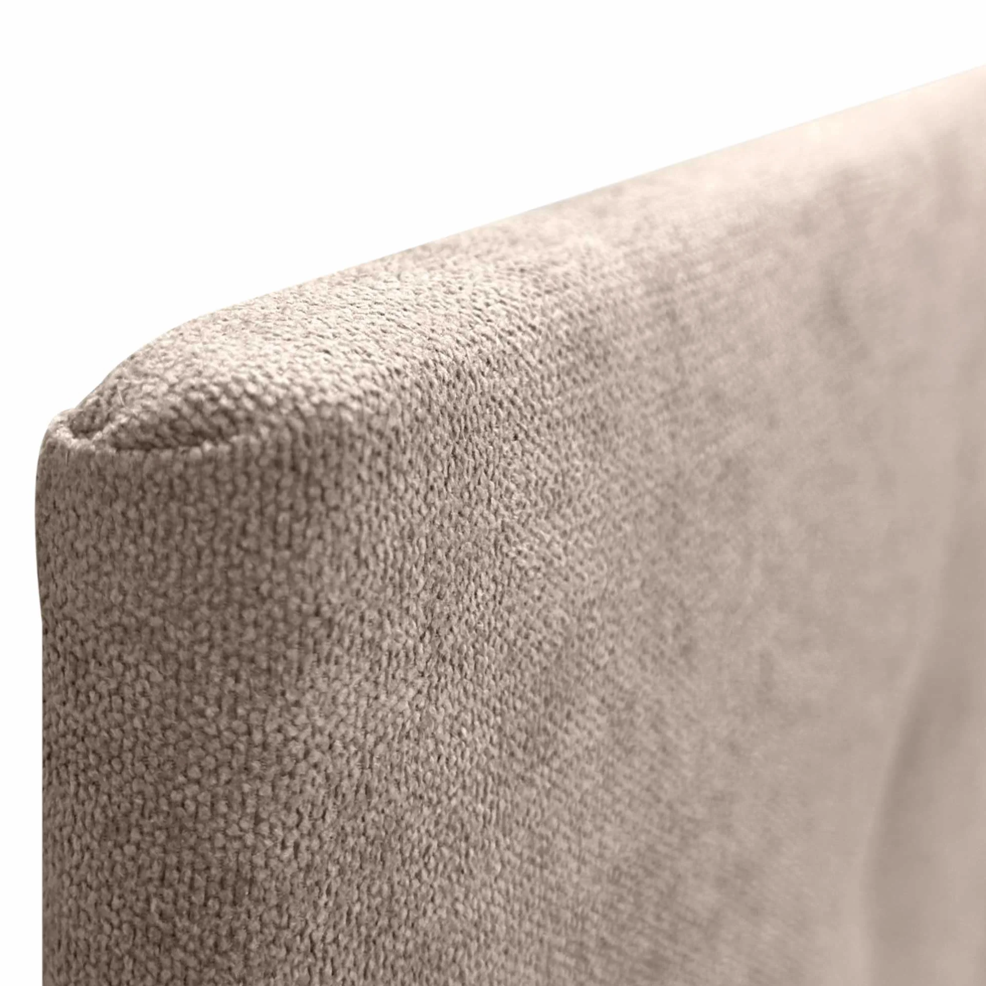DHOME Cabecero de Polipiel o Tela AQUALINE Liso cabeceros Cabezal tapizado Cama Lujo (Tela Beige, 160cm (Camas 150/160))