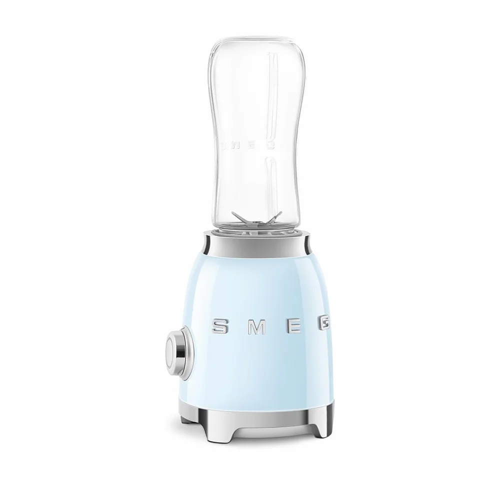 SMEG - Mini Liquidificadora Anni50, Azul Céu PBF01PBEU