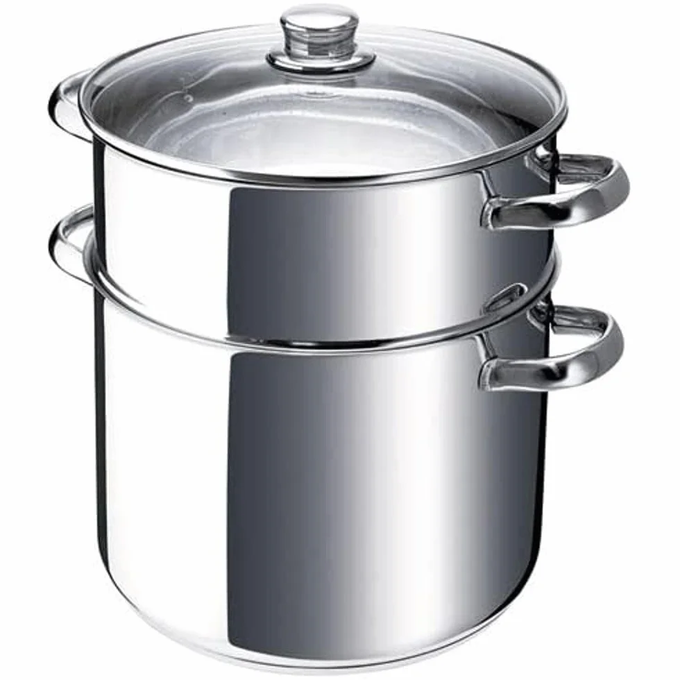 BEKA Chambord Cocina de cuscús y Pasta Acero Inoxidable 28 cm Tapa