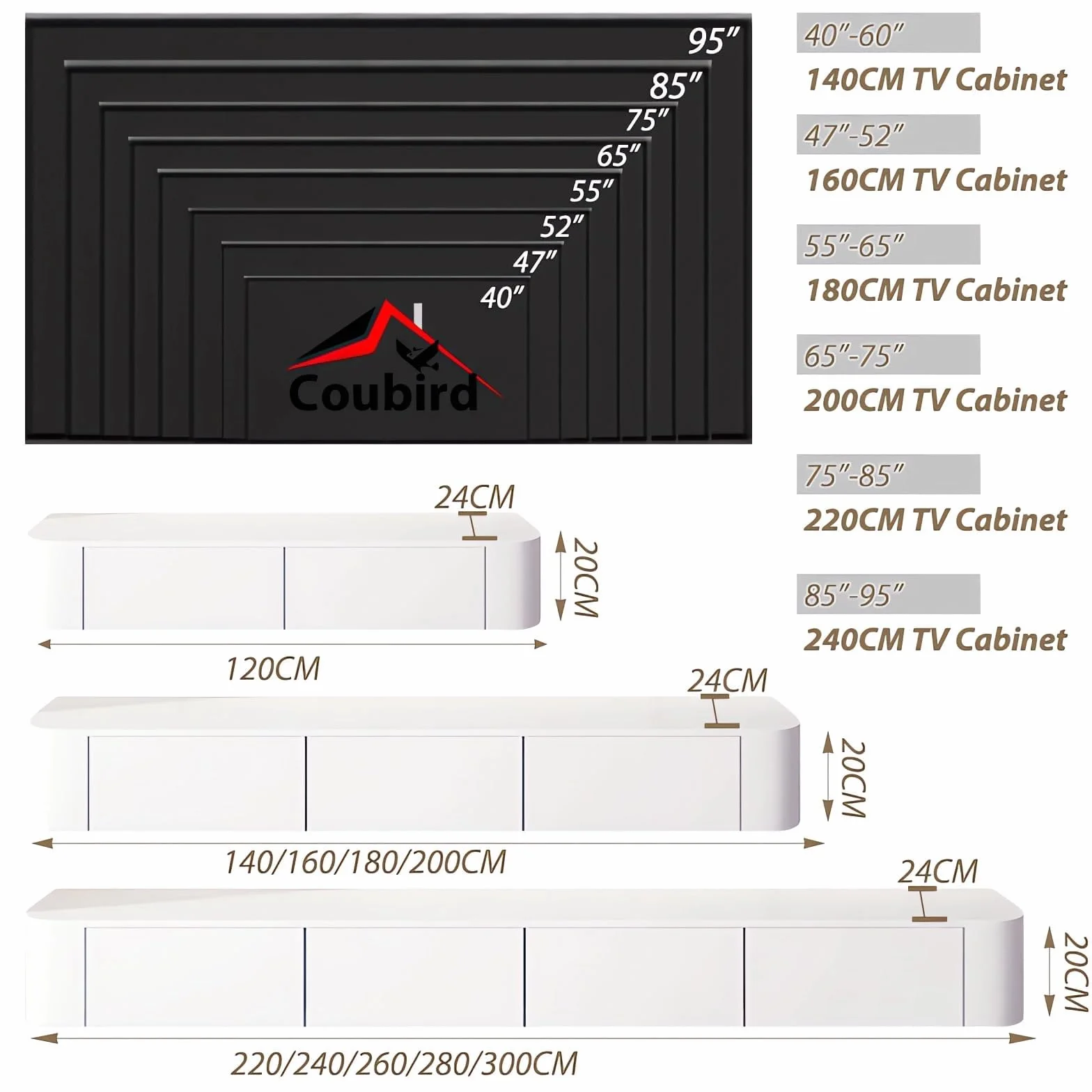 Mueble de TV Flotante, Soporte de montado en la Pared con Dos cajones, Consola Multimedia para, Mueble de TV Grande para Sala de Estar y Oficina (180cm/70.8in,Blanco-A)