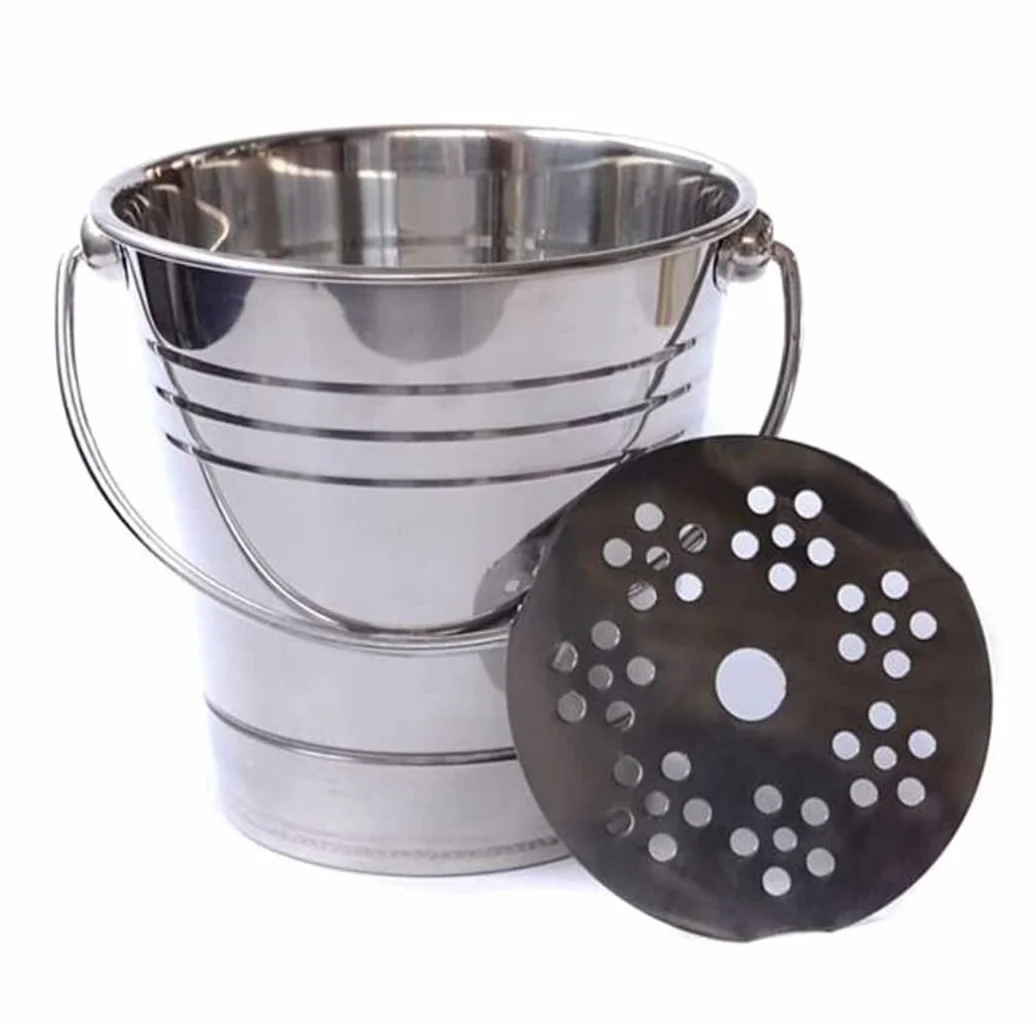 Cubo Hielo Cubo De Hielo Engrosado Acero Inoxidable con Asa para Barras Accesorios Barra
