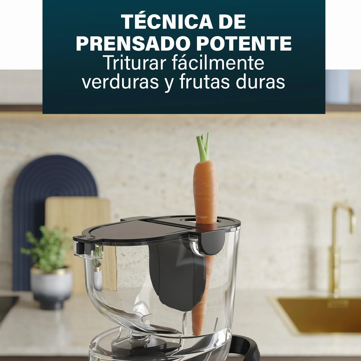 Princess 202045 Easy Fill Exprimidor Lento con la característica de Rellenado fácil, 200 W, 0.9 litros, Negro y Plateado