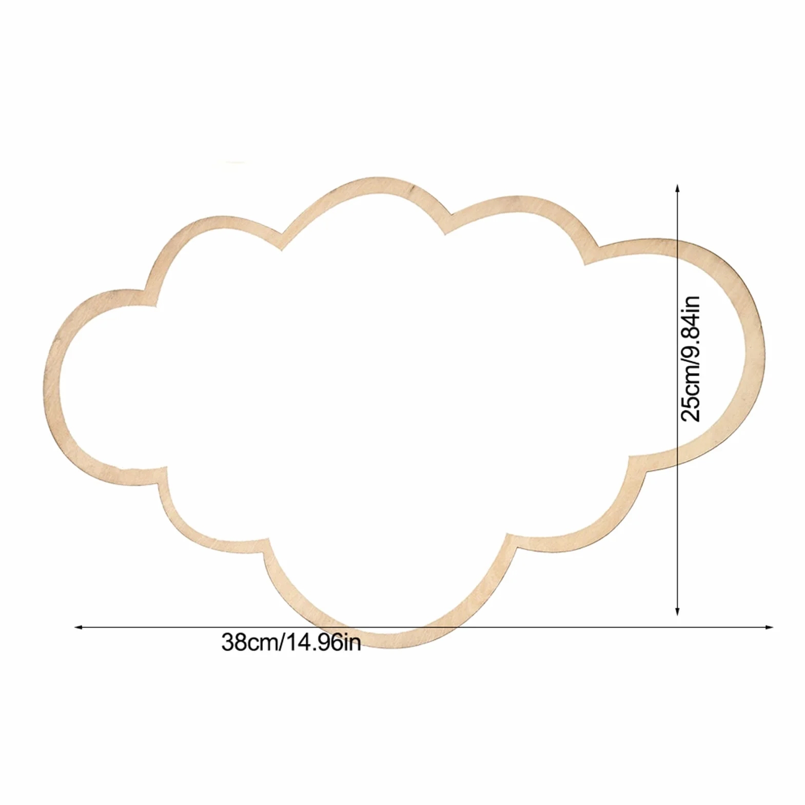 Espejo para Niños con Calcomanía Decorativa de Nube, Pegatina Acrílica para Hogar