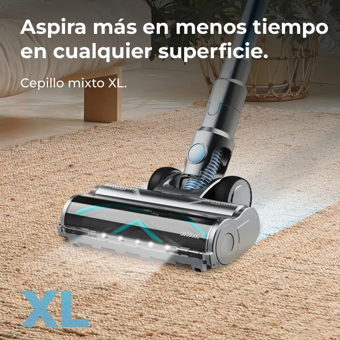 Cecotec Conga Rockstar RS50 X-Treme Aspiradora Escoba sin Cable 60kPa 400W 120AW 60mins Autonomía 130m2