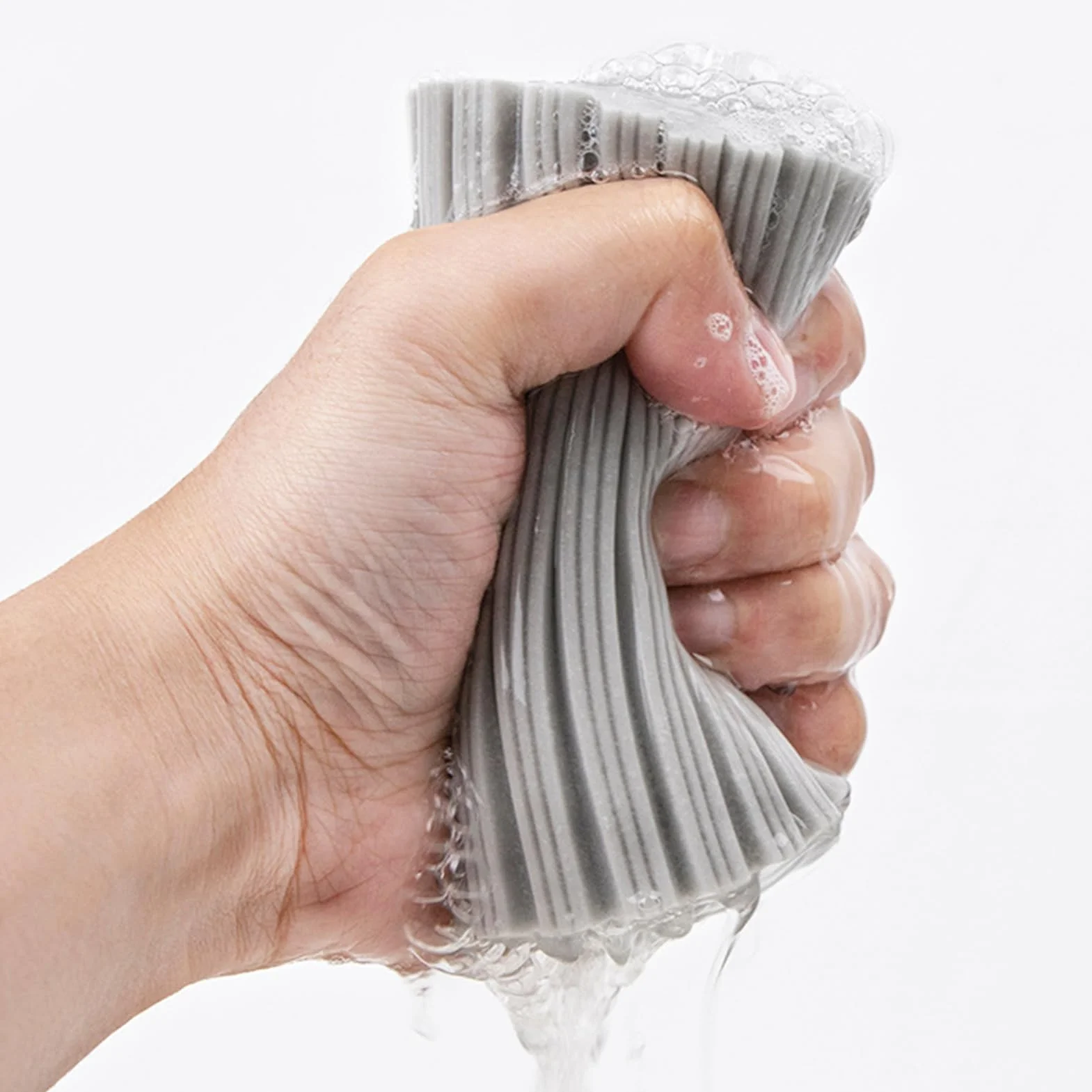 2 Piezas Esponja Atrapapolvo,Plumero de Esponja,Esponja Atrapapolvo Reutilizable,Esponja Limpieza hogar,para Limpiar Persianas, Vidrio,Limpiar el Polvo doméstico(Gris)