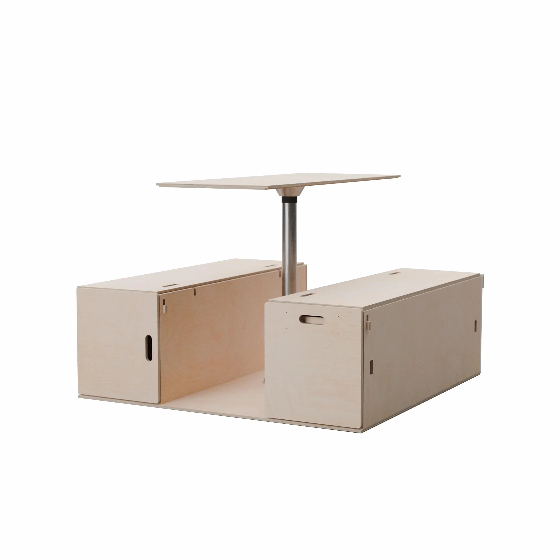 Kit Camper Siberia XL Dos Baúles, Mesa y Cama Extensible 200x135x42cm - No Necesita Homologar